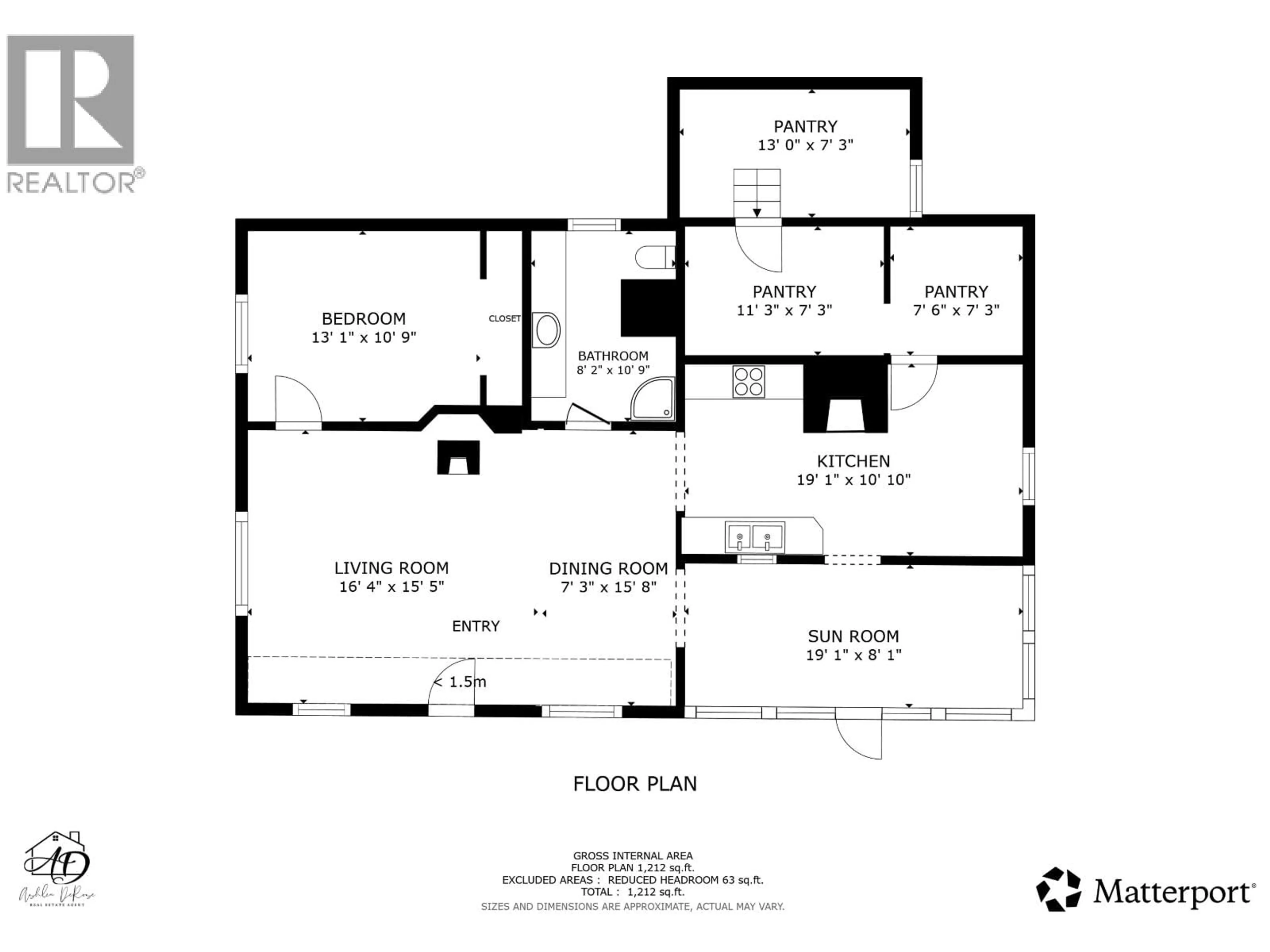 Floor plan for 23322 PDR 15 97 HIGHWAY, Fort St. John British Columbia V0C2B0