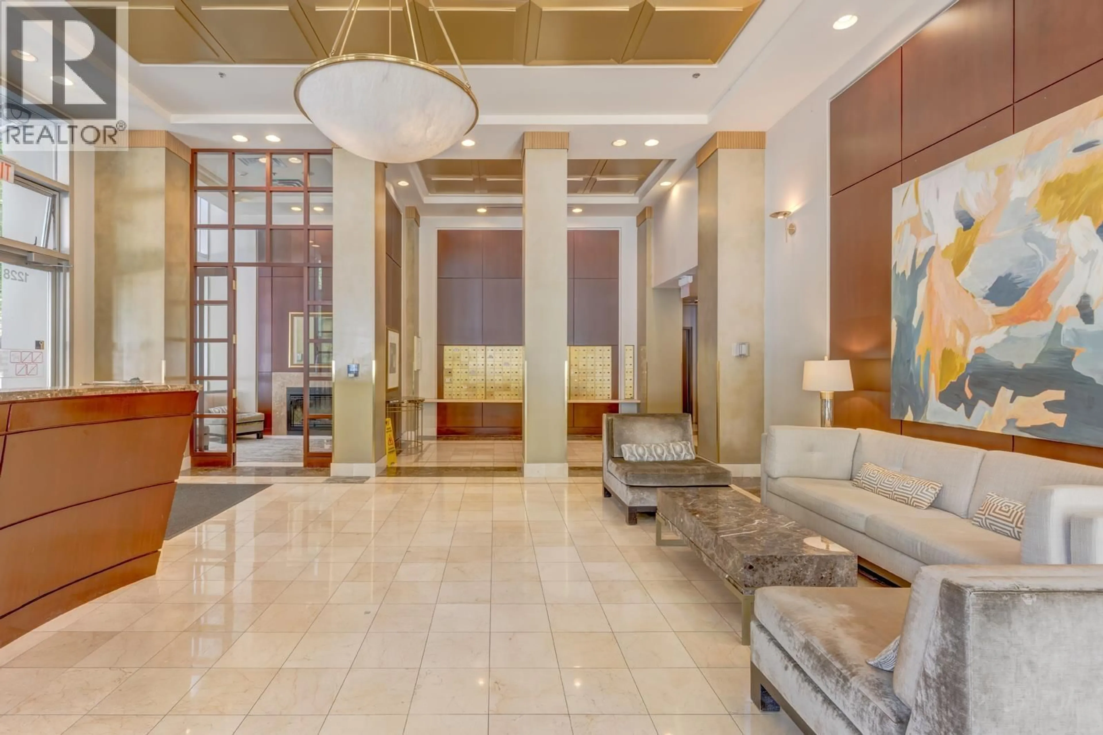 Lobby for 2101 - 1228 MARINASIDE CRESCENT, Vancouver British Columbia V6Z2W4