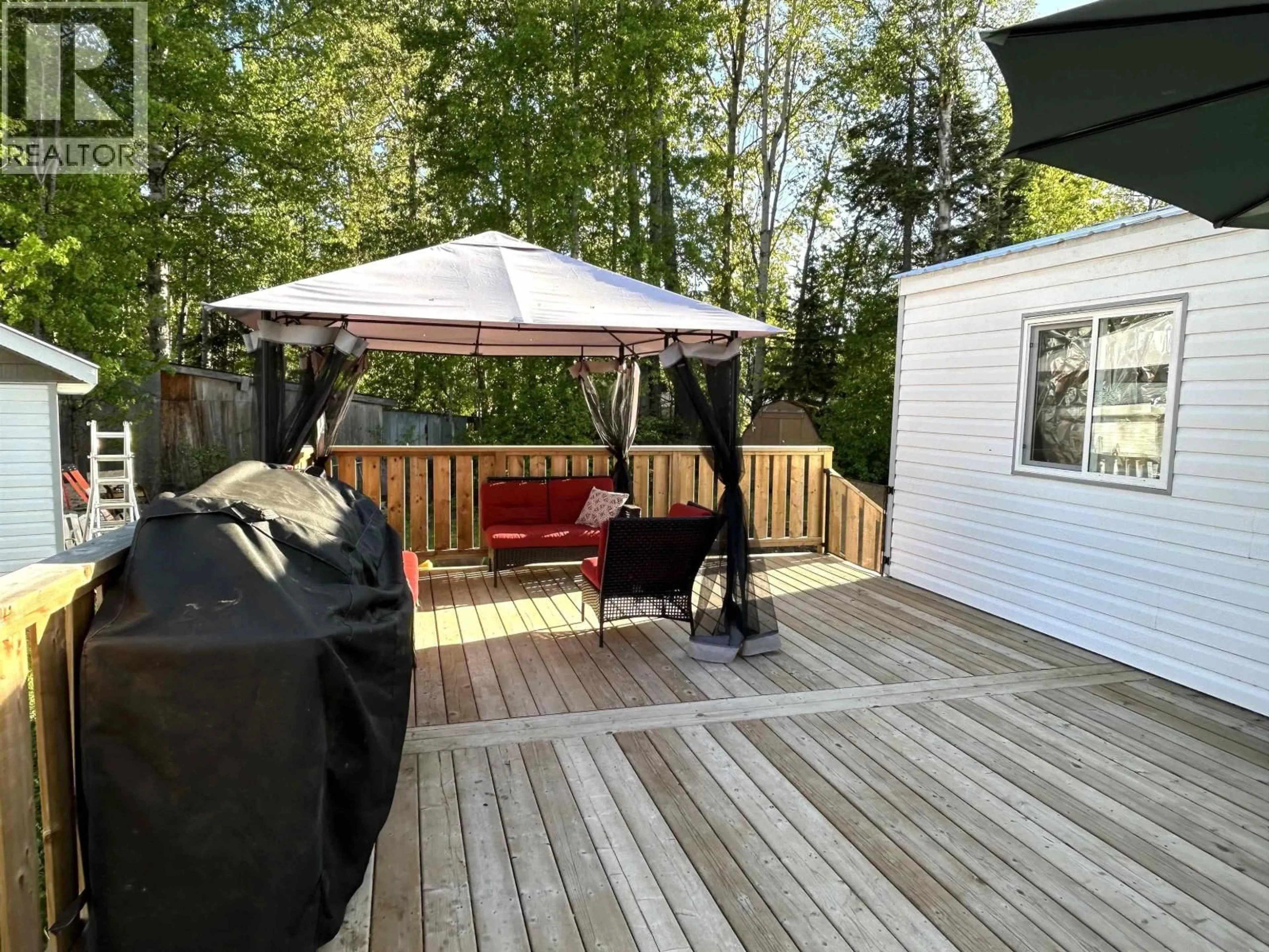 Patio, forest/trees view for 7245 DAWSON PLACE, Prince George British Columbia V2K2M5