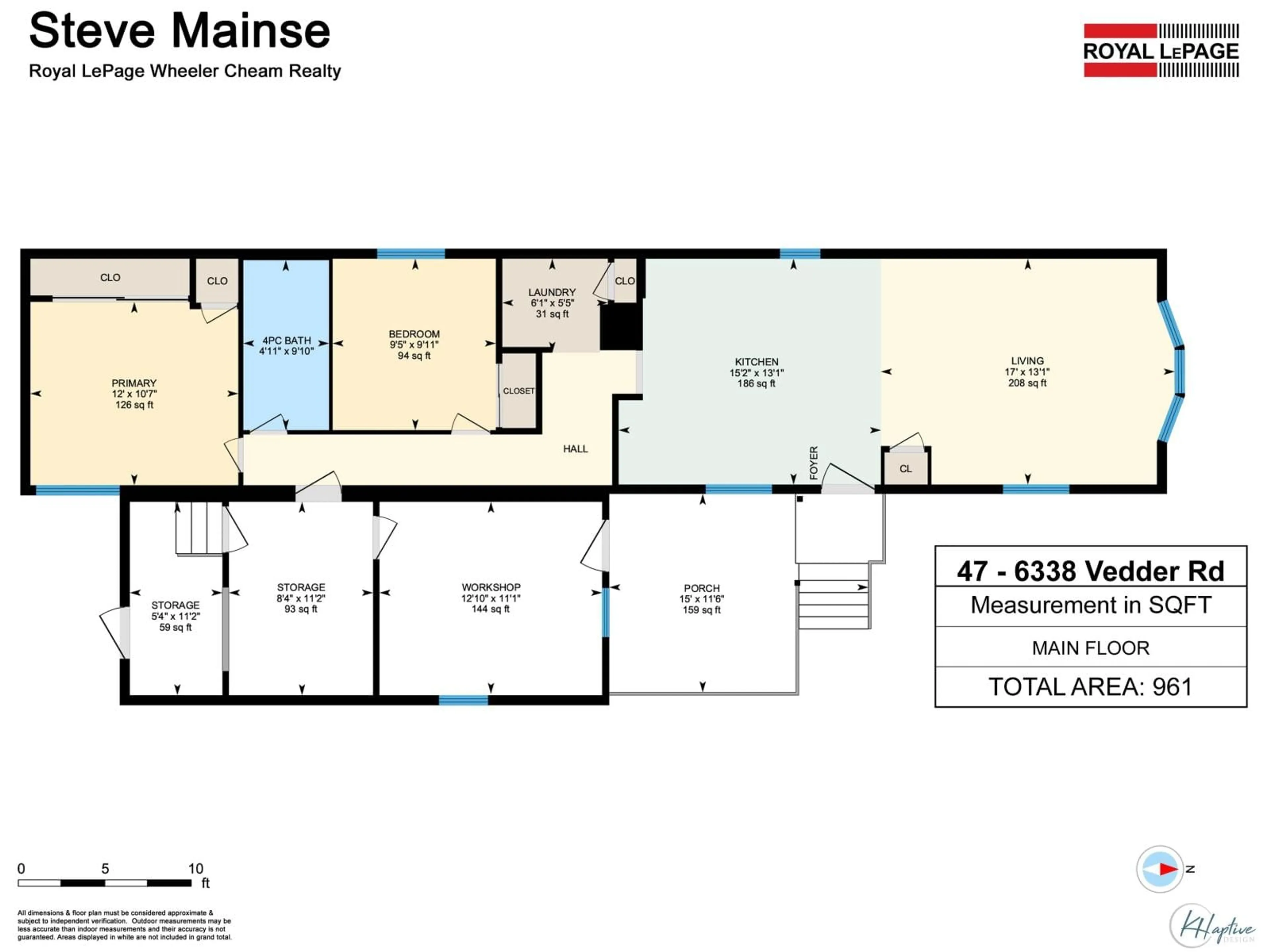 Floor plan for 47 - 6338 VEDDER ROAD, Chilliwack British Columbia V2R3R3