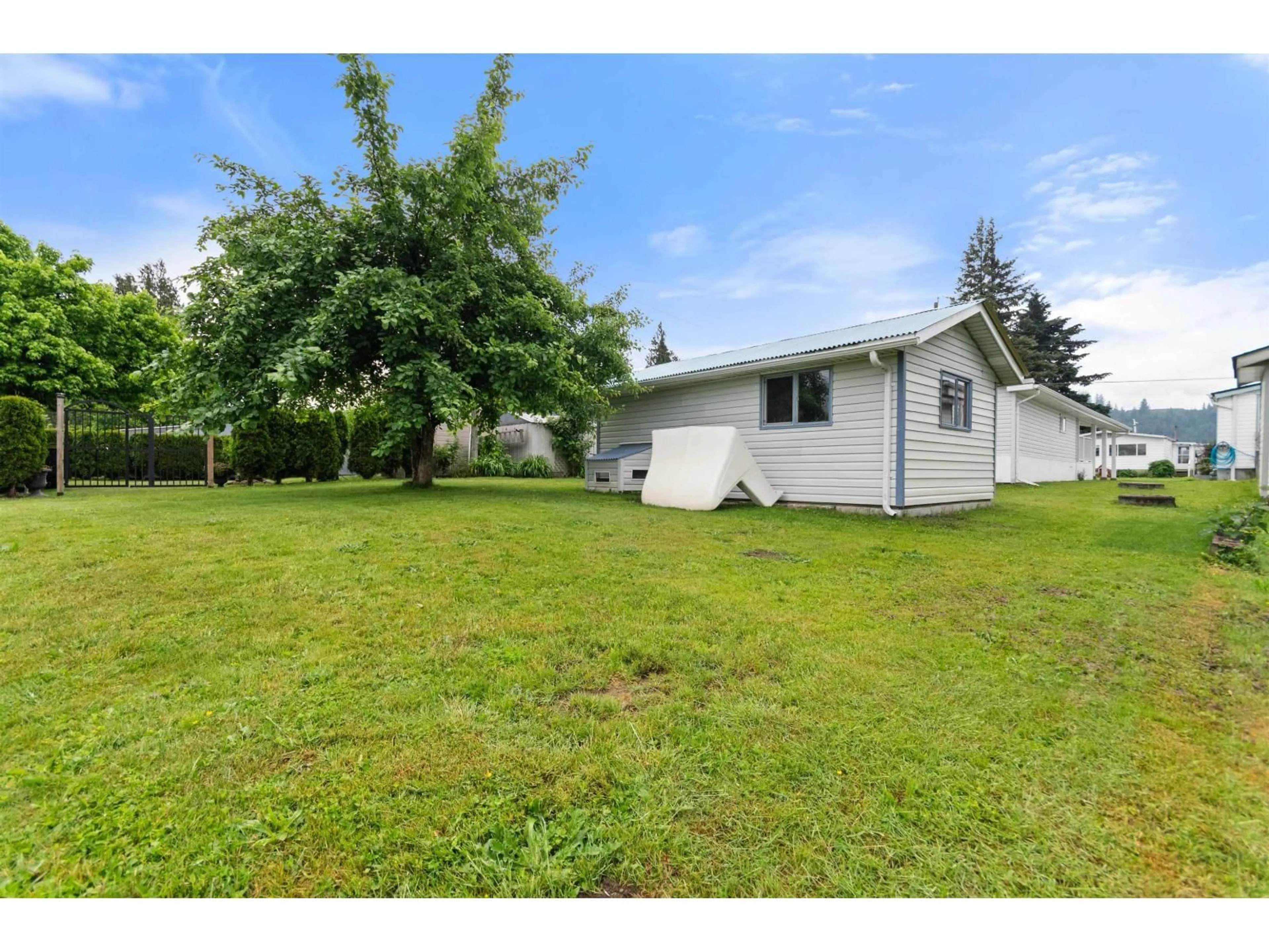 A pic from outside/outdoor area/front of a property/back of a property/a pic from drone, street for 47 - 6338 VEDDER ROAD, Chilliwack British Columbia V2R3R3