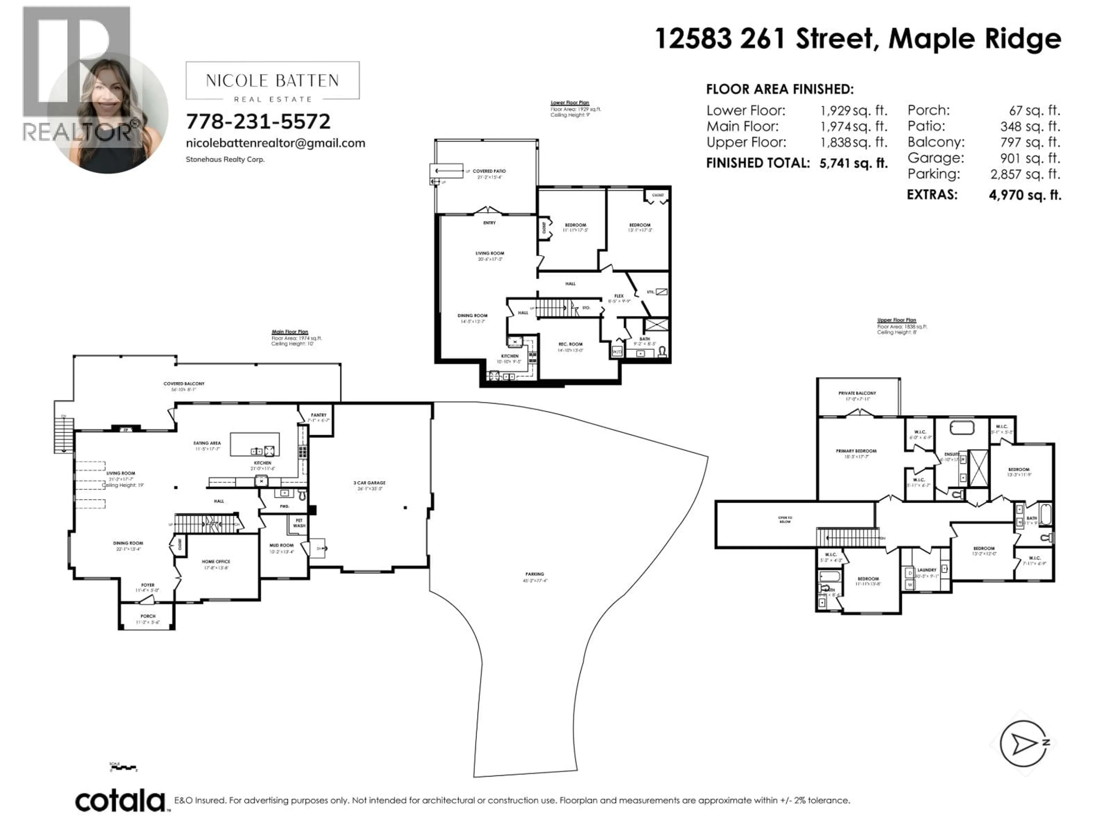 Floor plan for 12583 261 STREET, Maple Ridge British Columbia V2W1C4