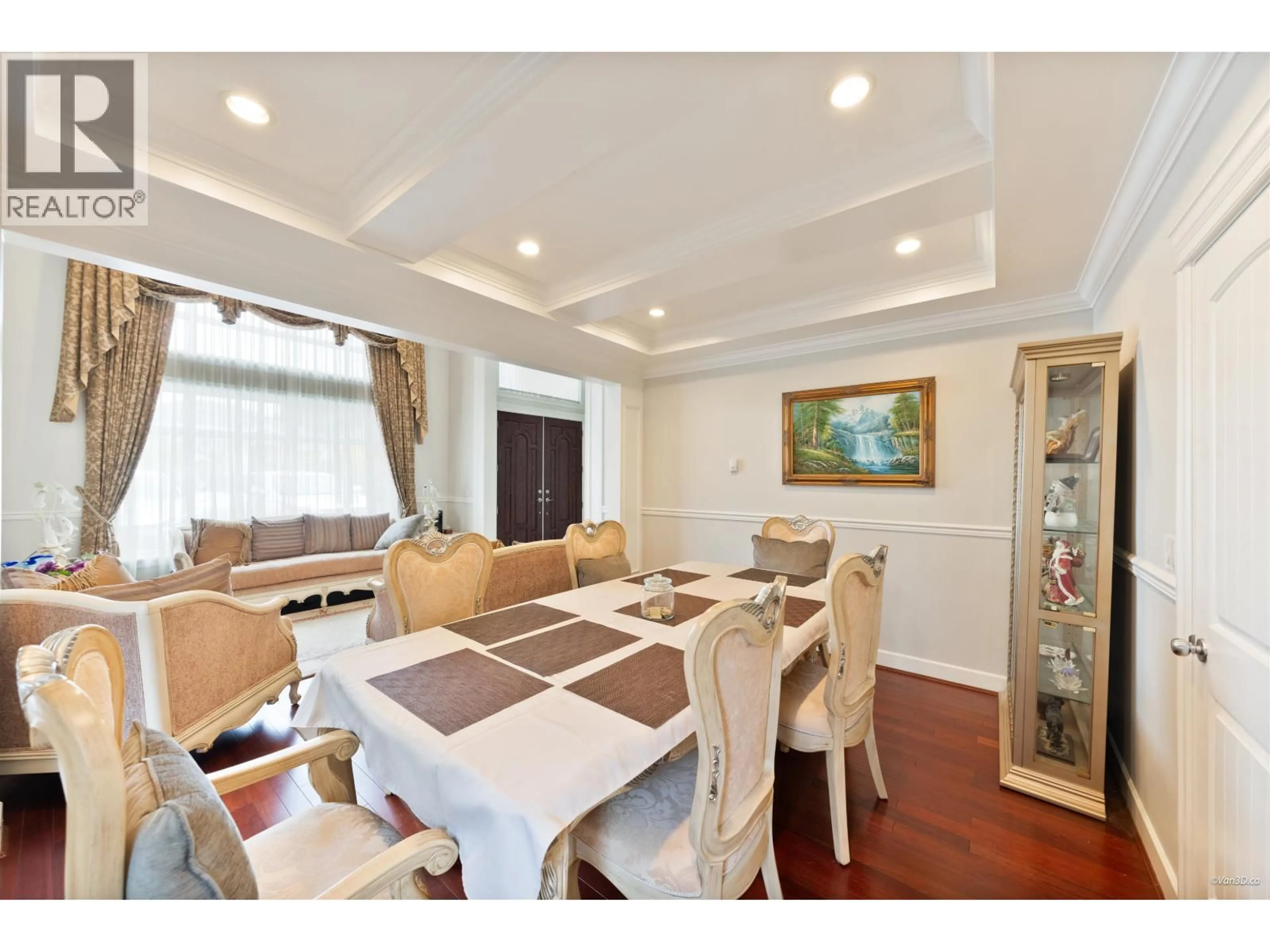 Dining room, wood/laminate floor for 9291 KIRKMOND CRESCENT, Richmond British Columbia V7E1M7