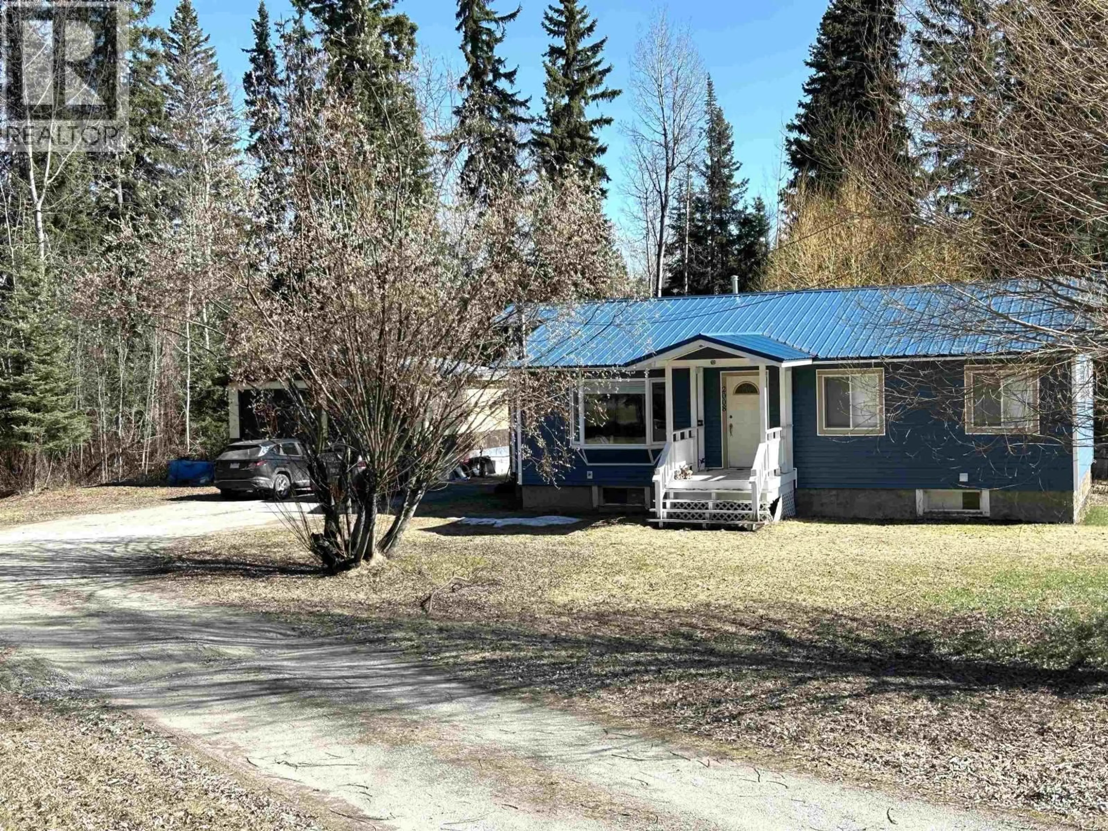 A pic from outside/outdoor area/front of a property/back of a property/a pic from drone, street for 2008 SOMMERVILLE ROAD, Prince George British Columbia V2N6T6