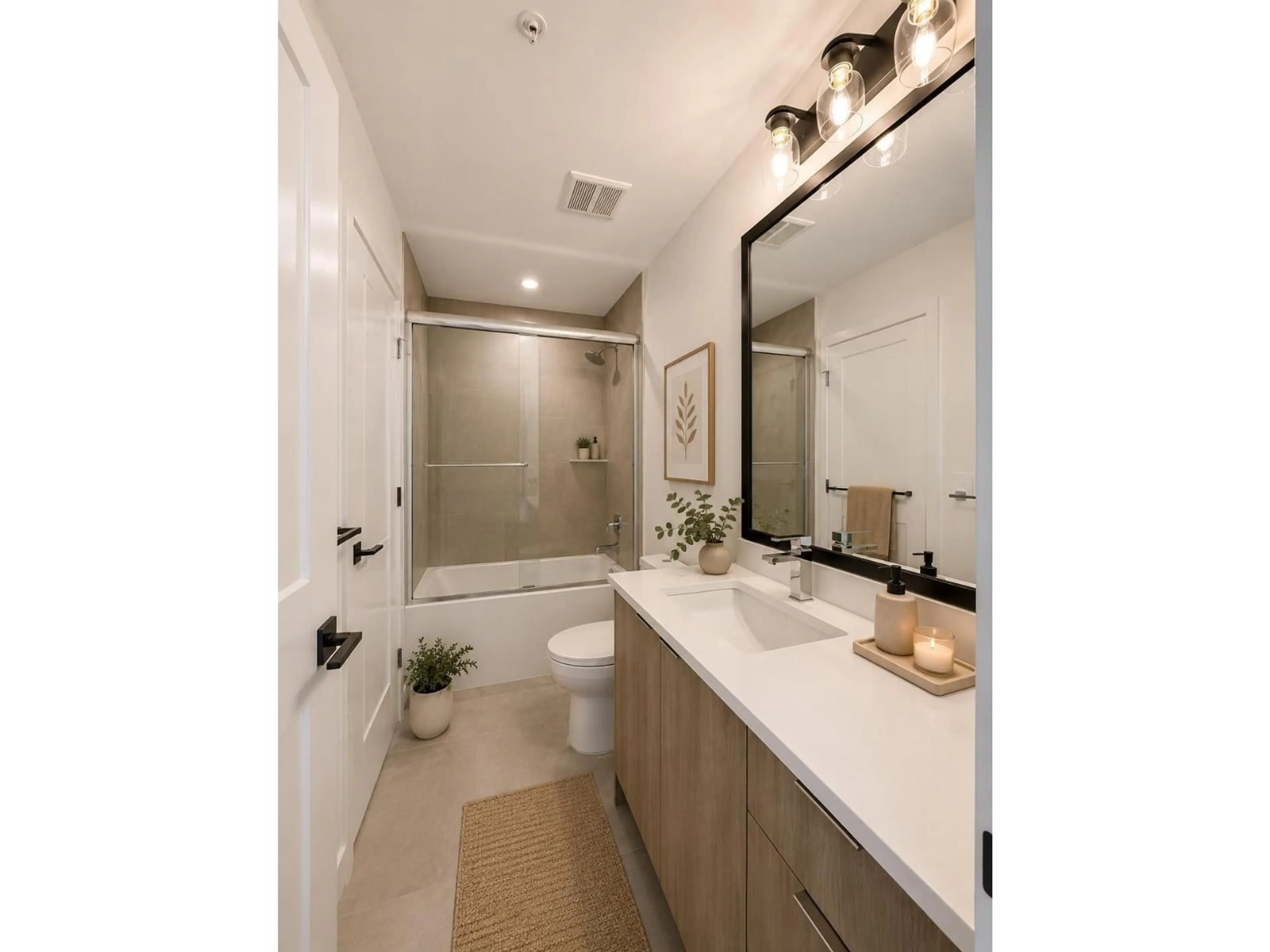 Standard bathroom, ceramic/tile floor for 304 - 2233 156 STREET, Surrey British Columbia V3L5L1