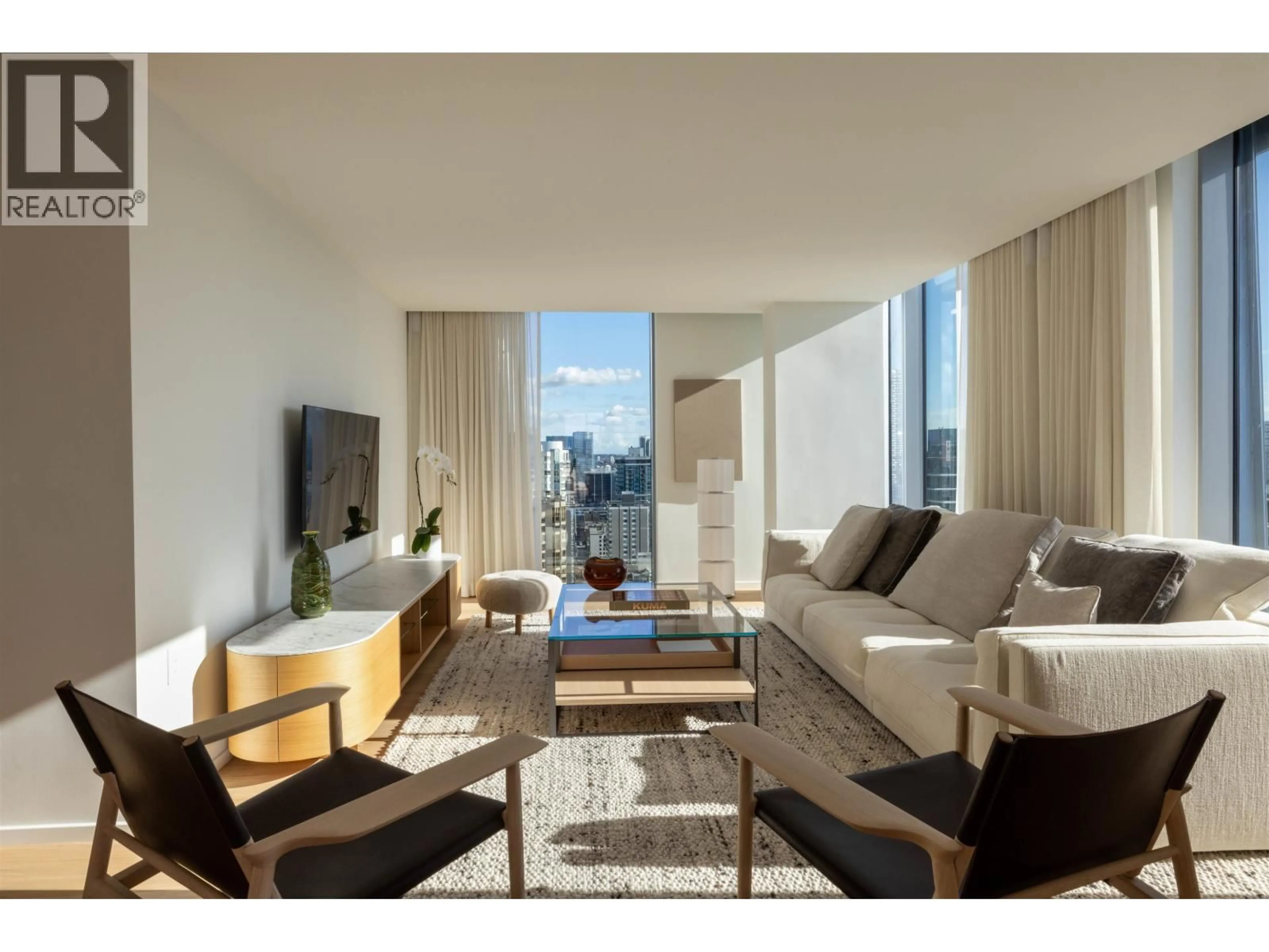 Living room with furniture, unknown for 3703 - 1568 ALBERNI STREET, Vancouver British Columbia V6G0E3
