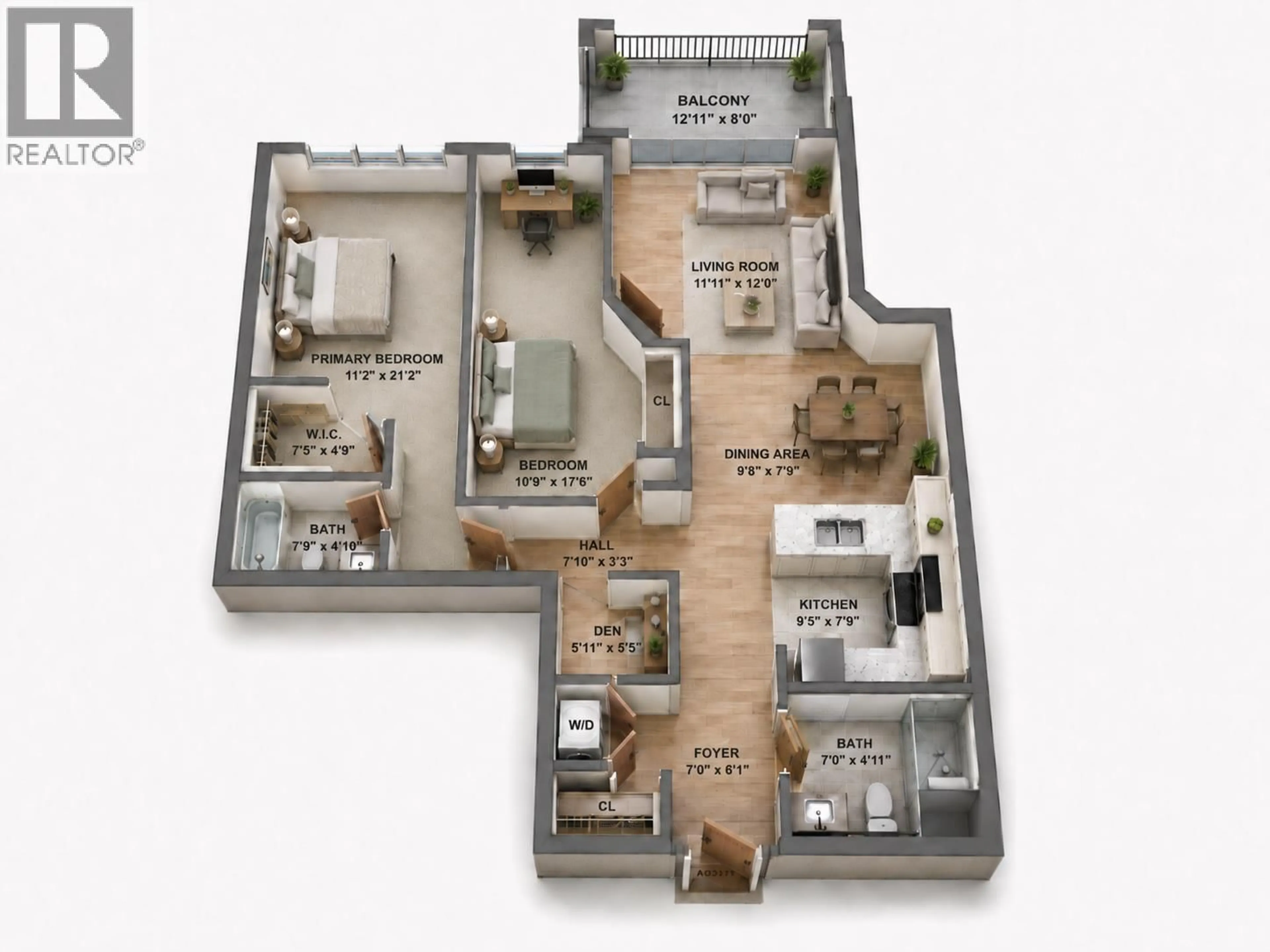 Floor plan for 208 - 6800 ECKERSLEY ROAD, Richmond British Columbia V6Y0E7