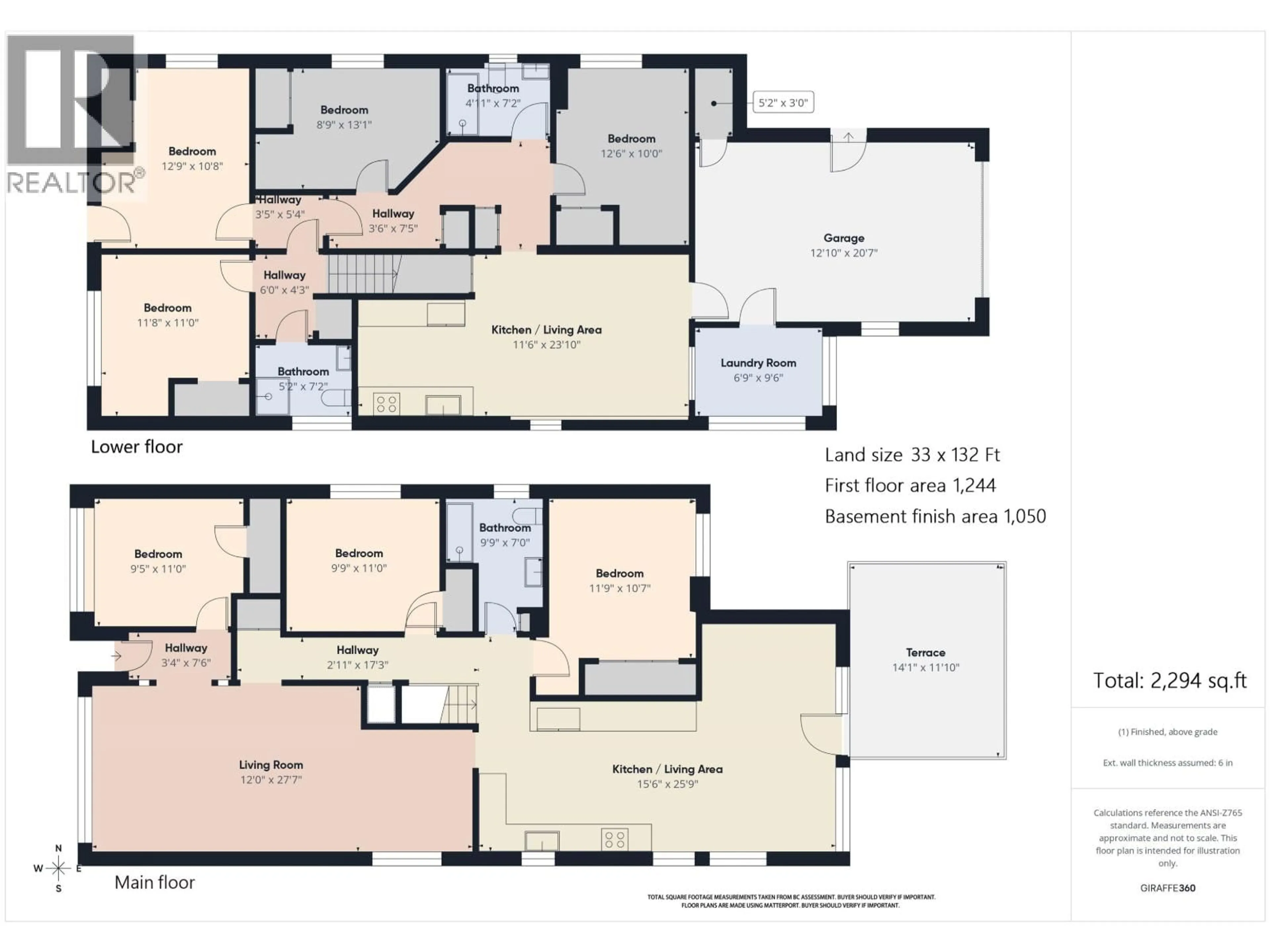 Floor plan for 7692 OSLER STREET, Vancouver British Columbia V6P4C7