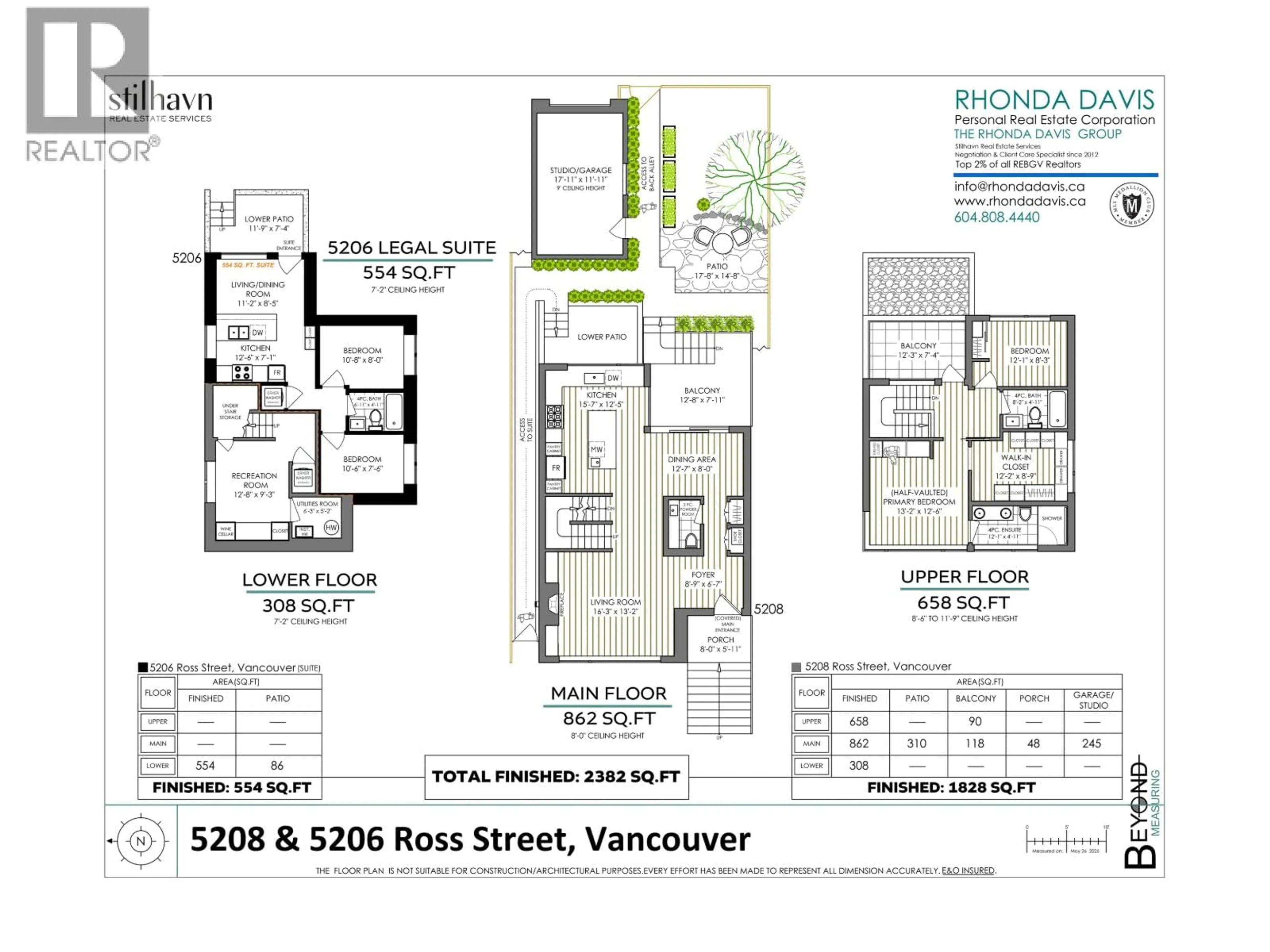 Floor plan for 5208 ROSS STREET, Vancouver British Columbia V5W3K7
