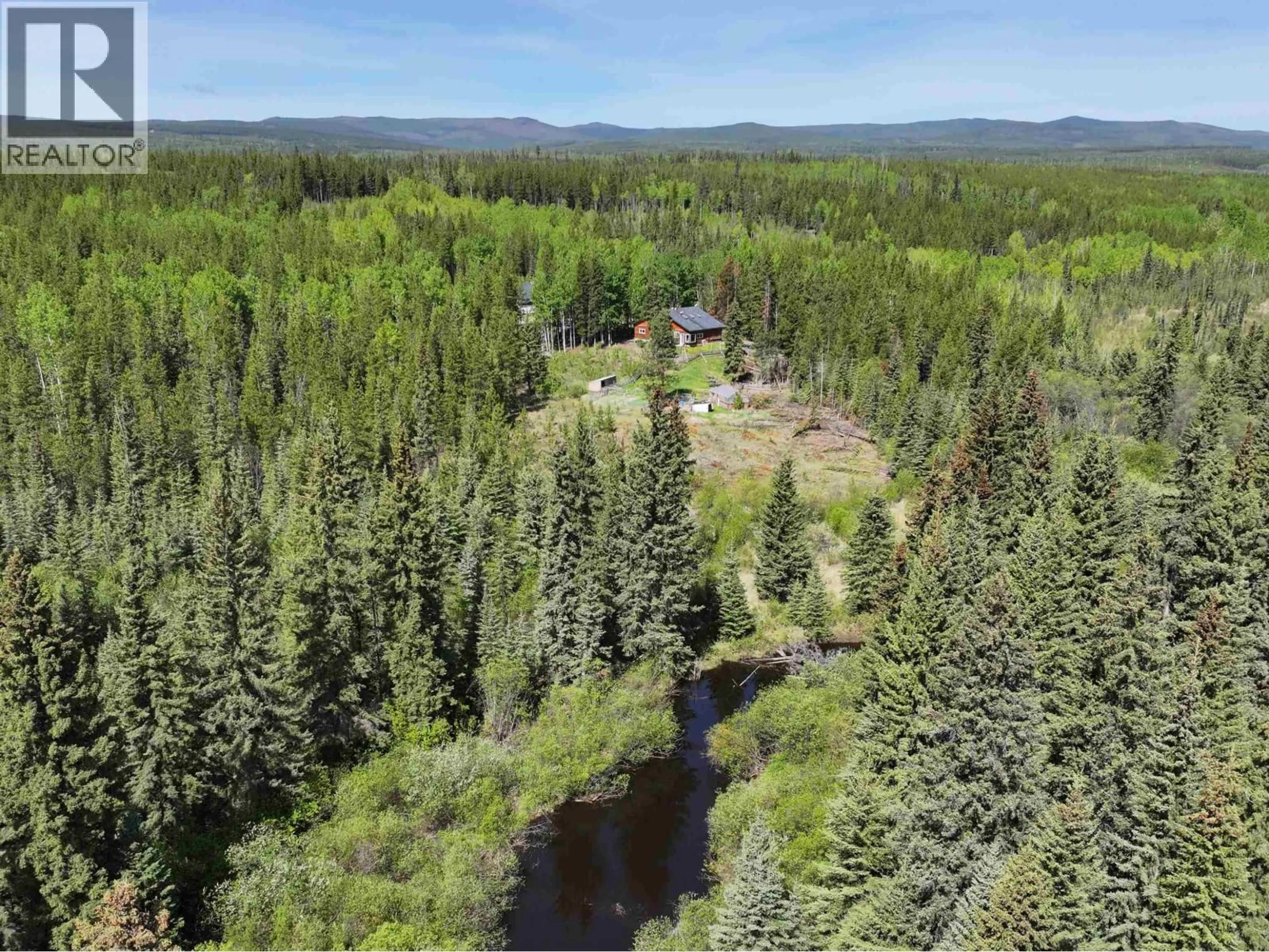 A pic from outside/outdoor area/front of a property/back of a property/a pic from drone, forest/trees view for 1791 COOPER ROAD, Quesnel British Columbia V2J3H9
