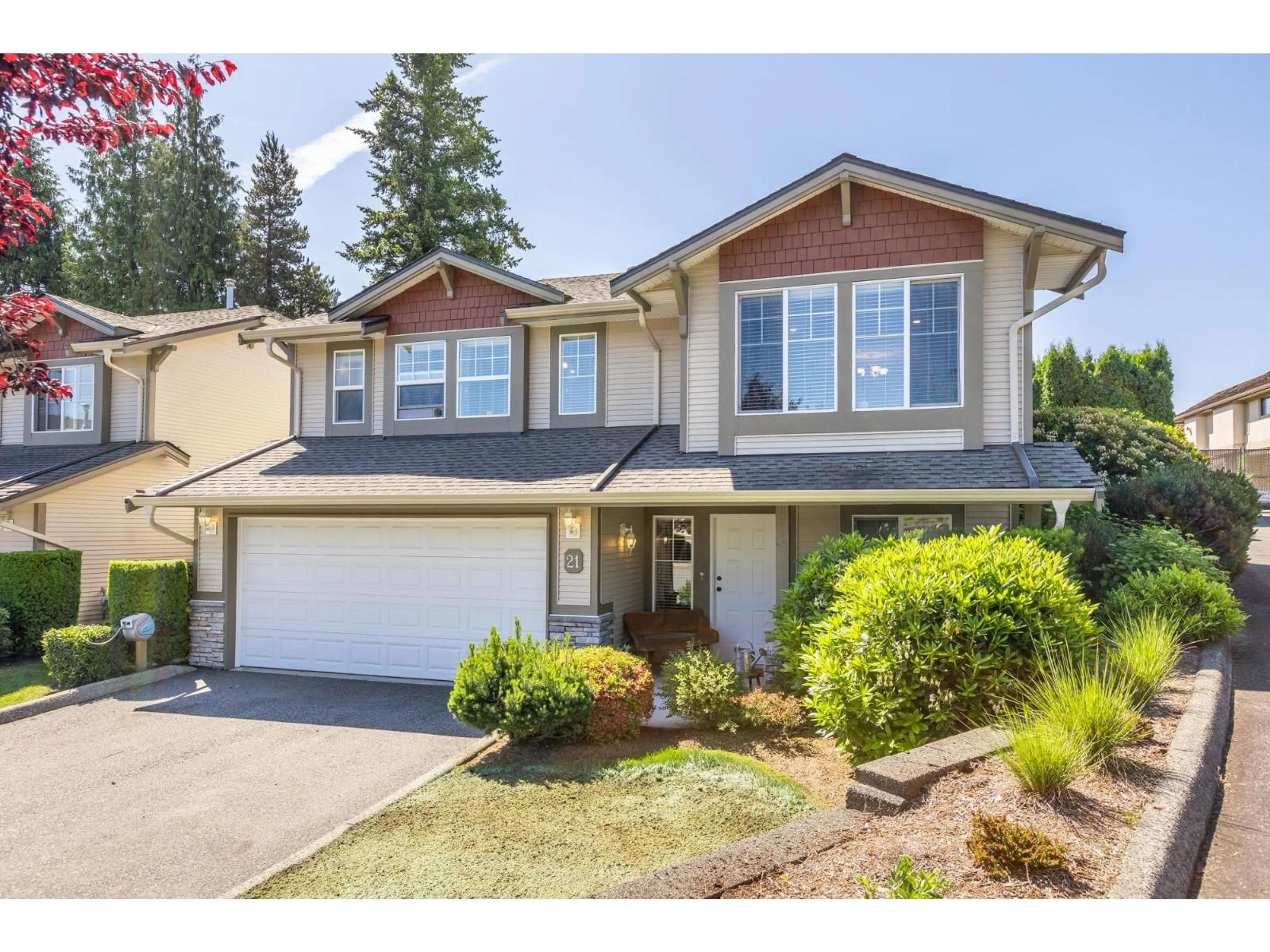 Home with vinyl exterior material, street for 21 - 3635 BLUE JAY STREET, Abbotsford British Columbia V2T6T3