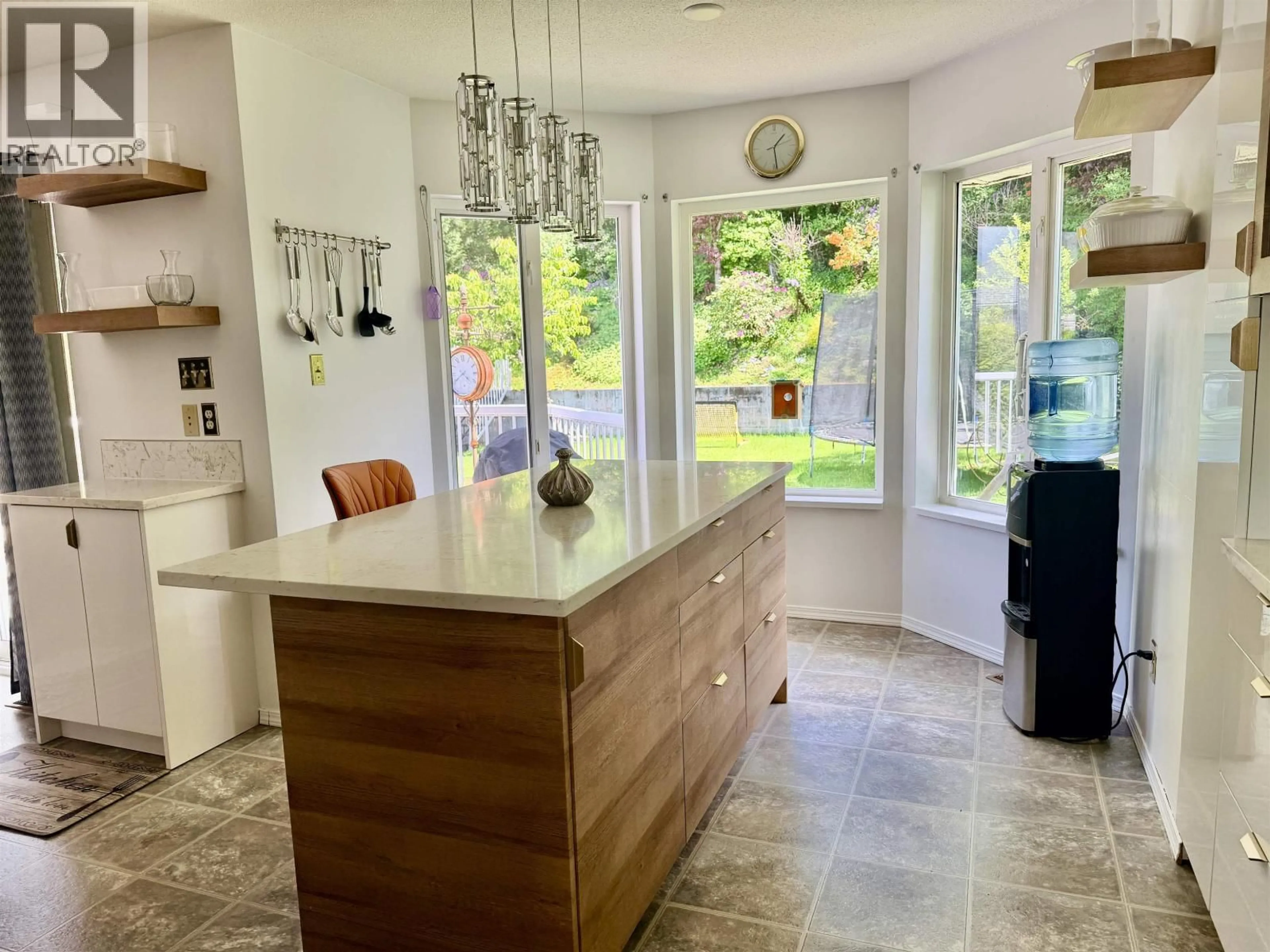 Contemporary kitchen, ceramic/tile floor for 44 STICKNEY STREET, Kitimat British Columbia V8C2R3