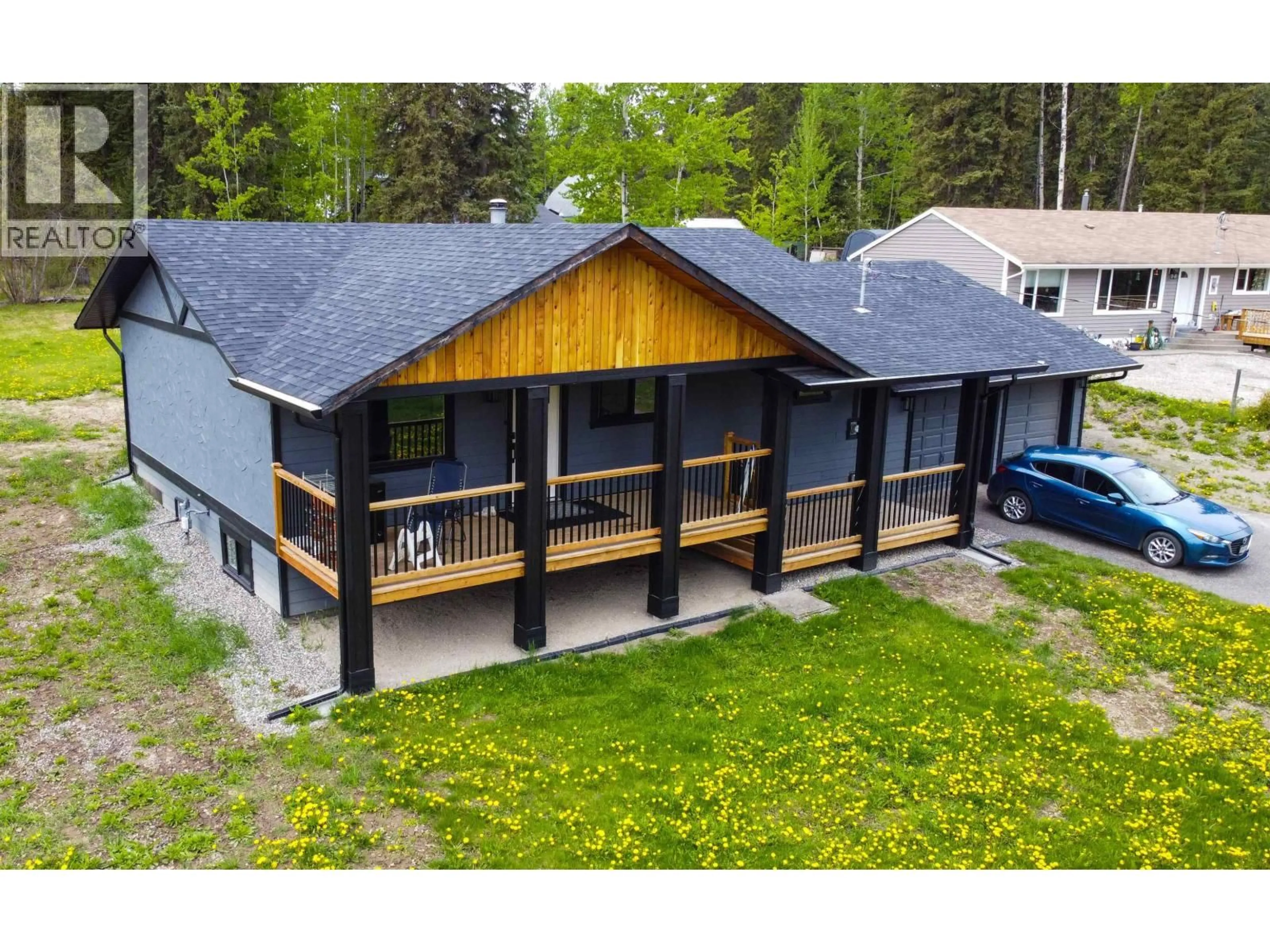 A pic from outside/outdoor area/front of a property/back of a property/a pic from drone, building for 6062 NORMAN ROAD, Horse Lake British Columbia V0K2E3