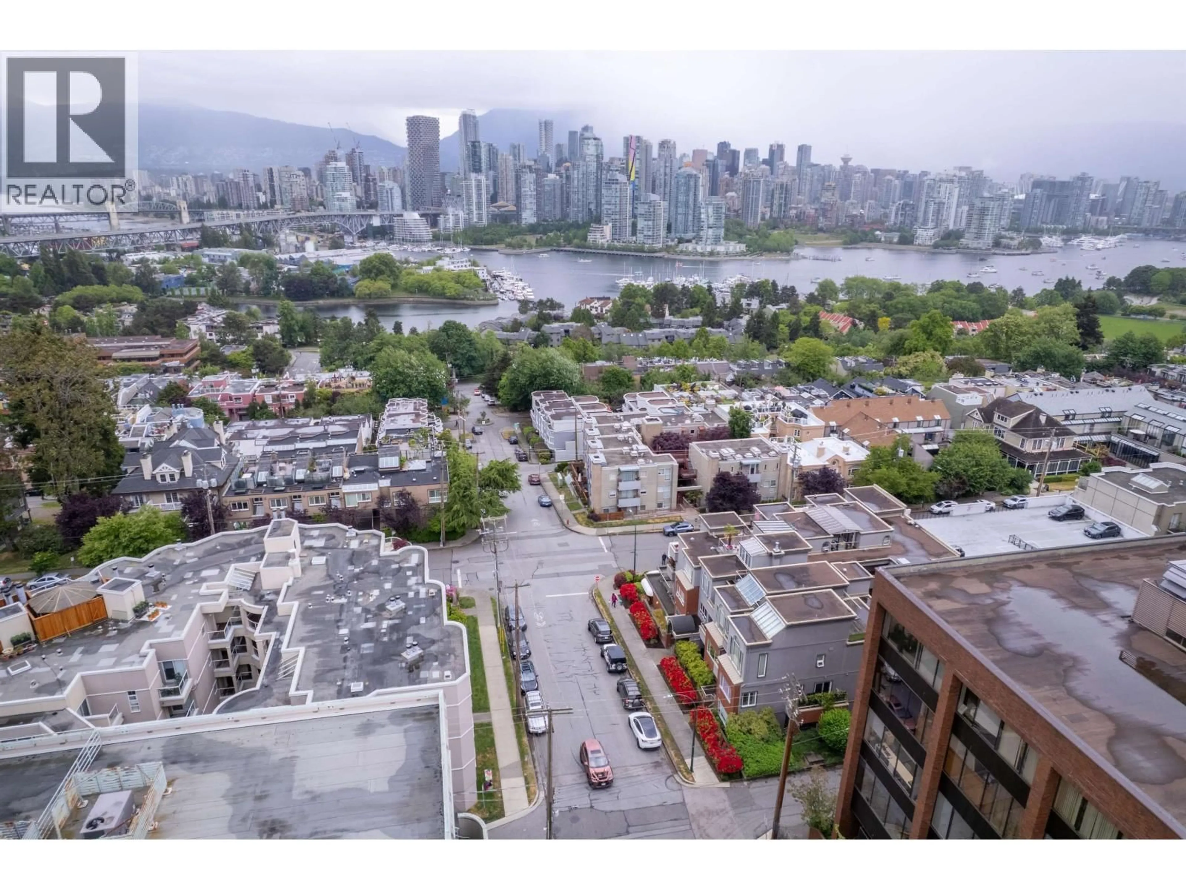 A pic from outside/outdoor area/front of a property/back of a property/a pic from drone, city buildings view from balcony for 101 - 2412 ALDER STREET, Vancouver British Columbia V6H3Z4