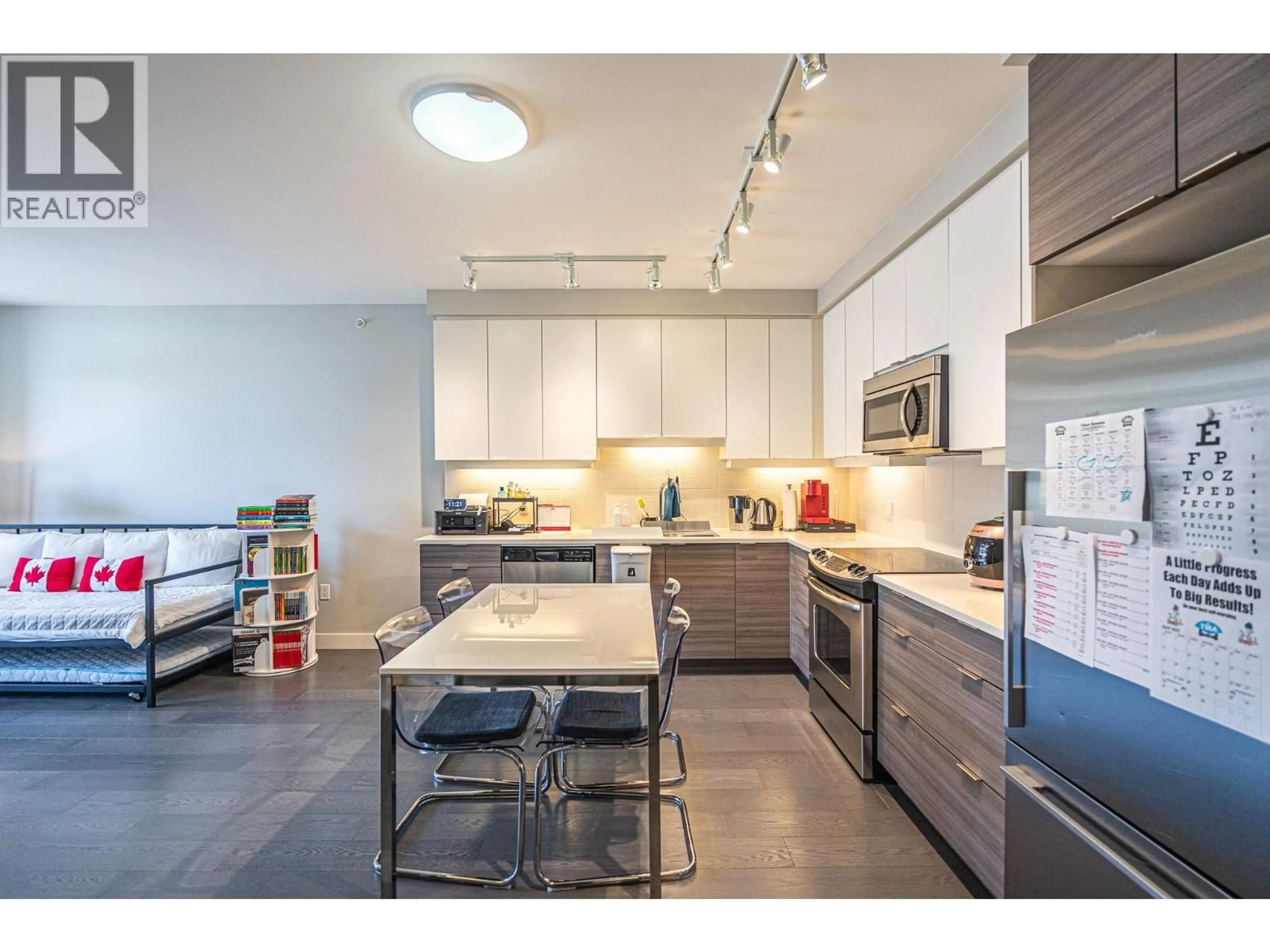 Open concept kitchen, unknown for 306 - 9393 TOWER ROAD, Burnaby British Columbia V5A0E2