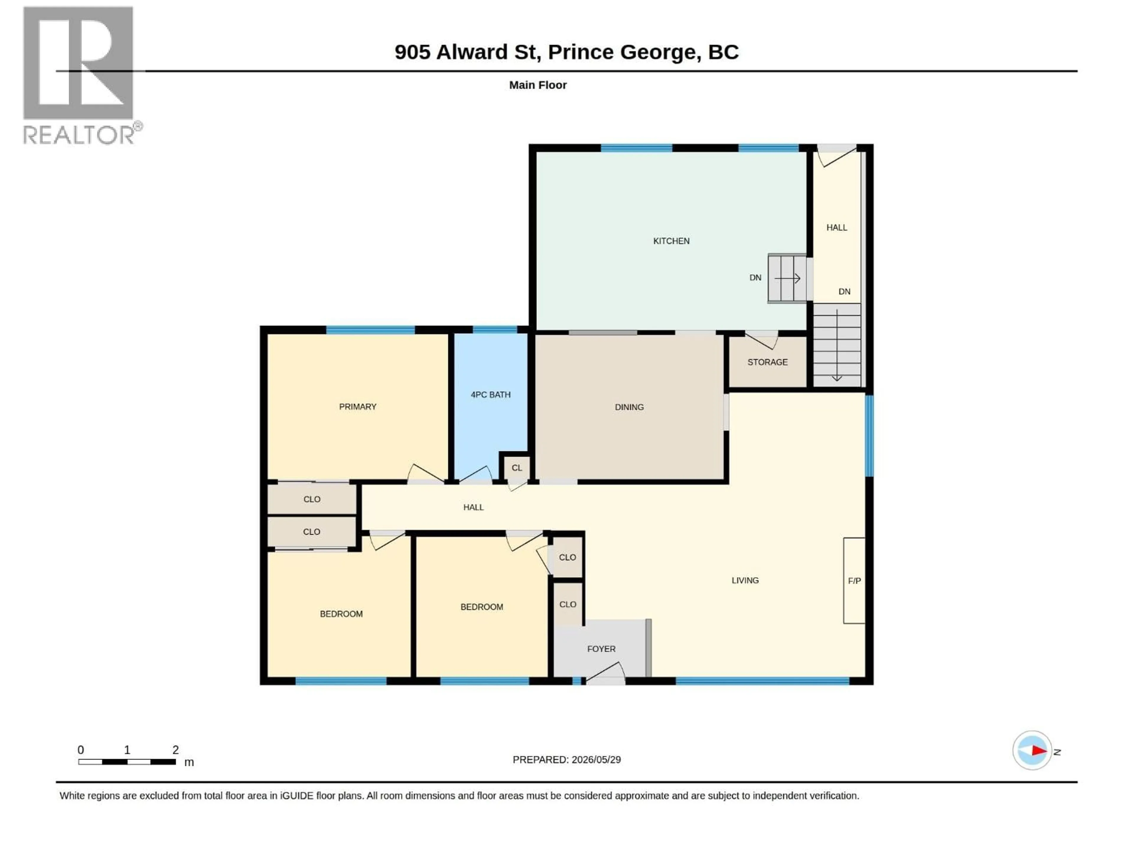 Floor plan for 905 ALWARD STREET, Prince George British Columbia V2M2E8