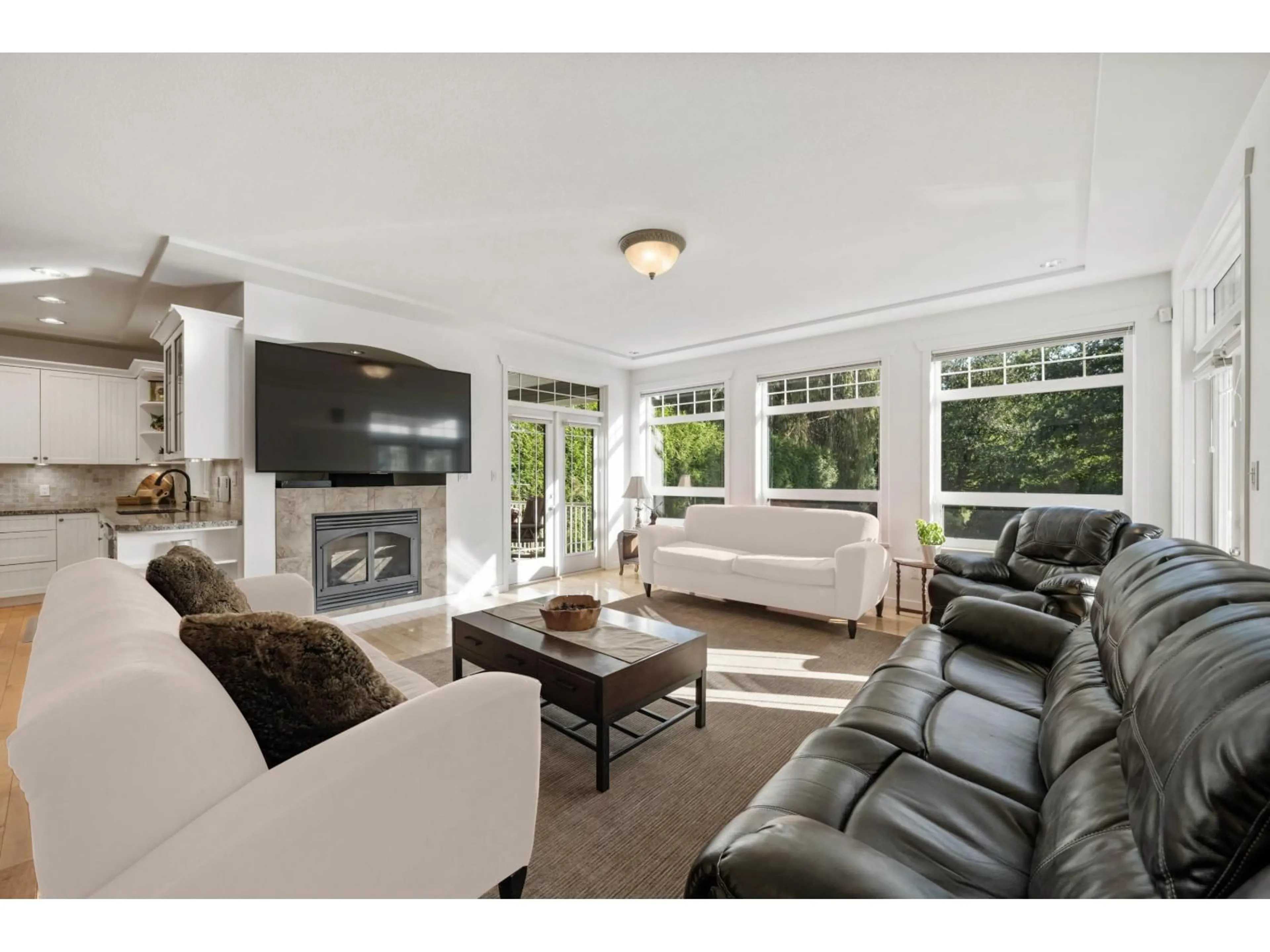 Living room with furniture, ceramic/tile floor for 22784 88 AVENUE, Langley British Columbia V1M2R6