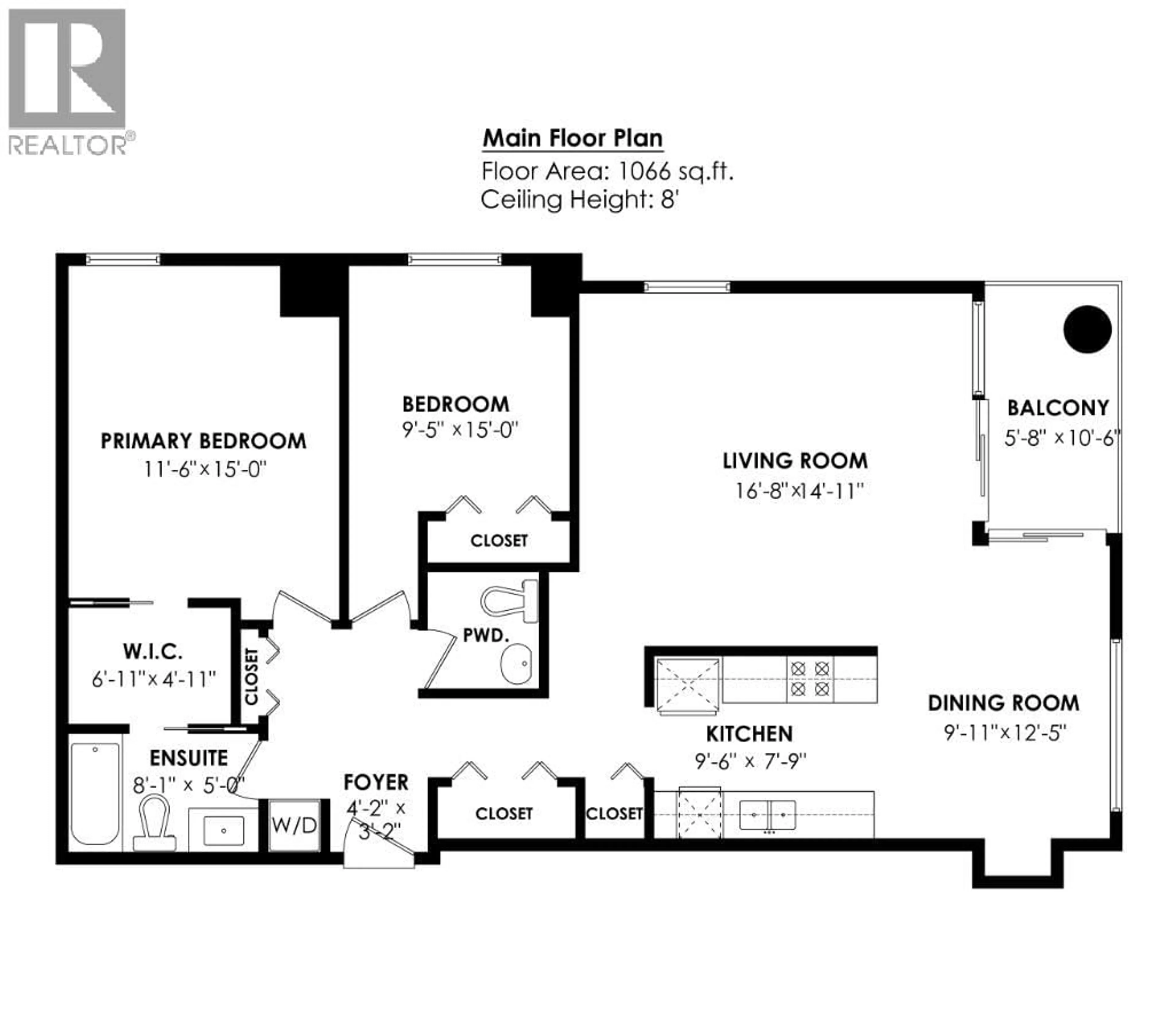 Floor plan for 903 - 11980 222 STREET, Maple Ridge British Columbia V2X0L8