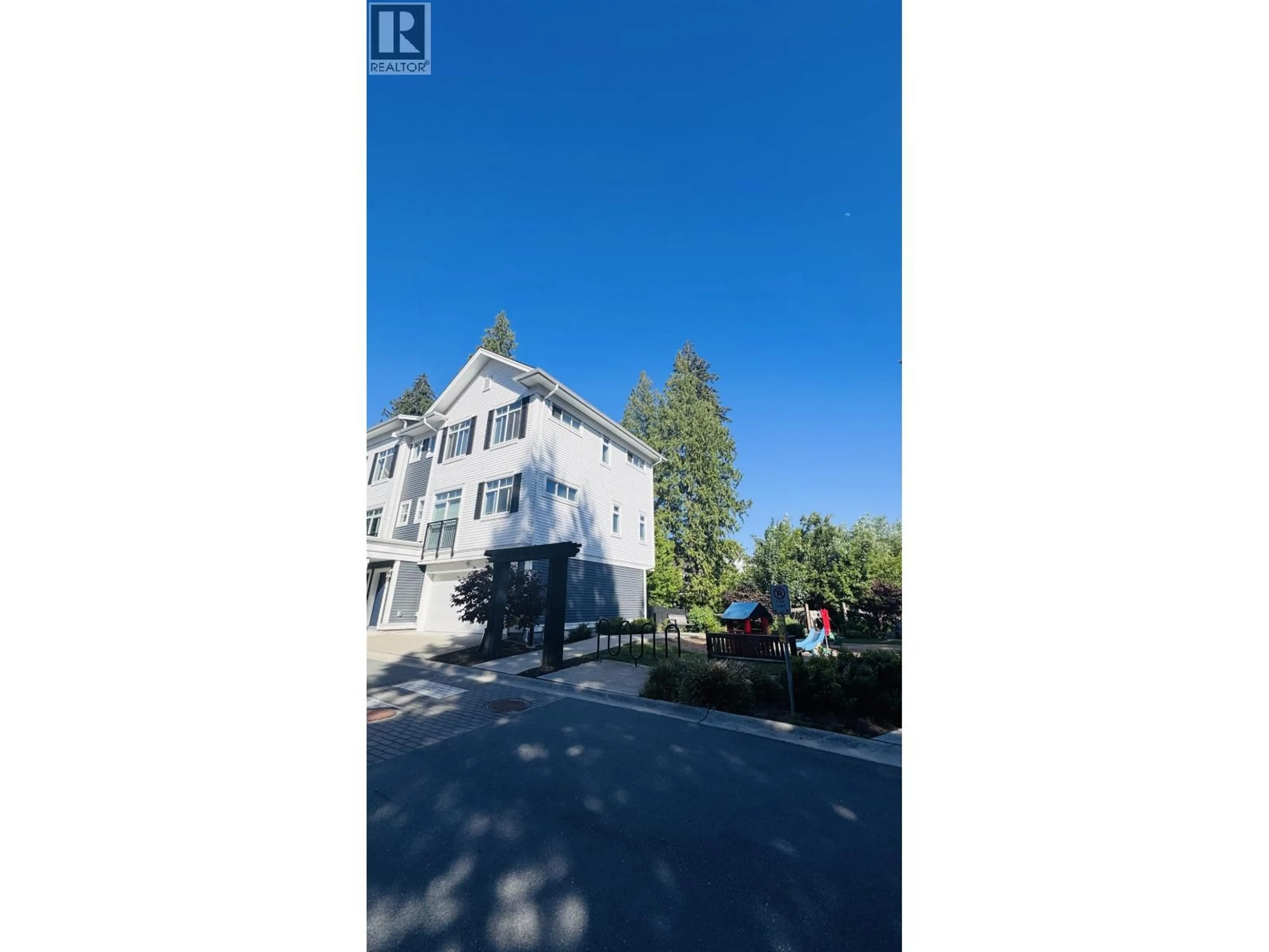 A pic from outside/outdoor area/front of a property/back of a property/a pic from drone, street for 124 - 1225 MITCHELL STREET, Coquitlam British Columbia V3B0R5