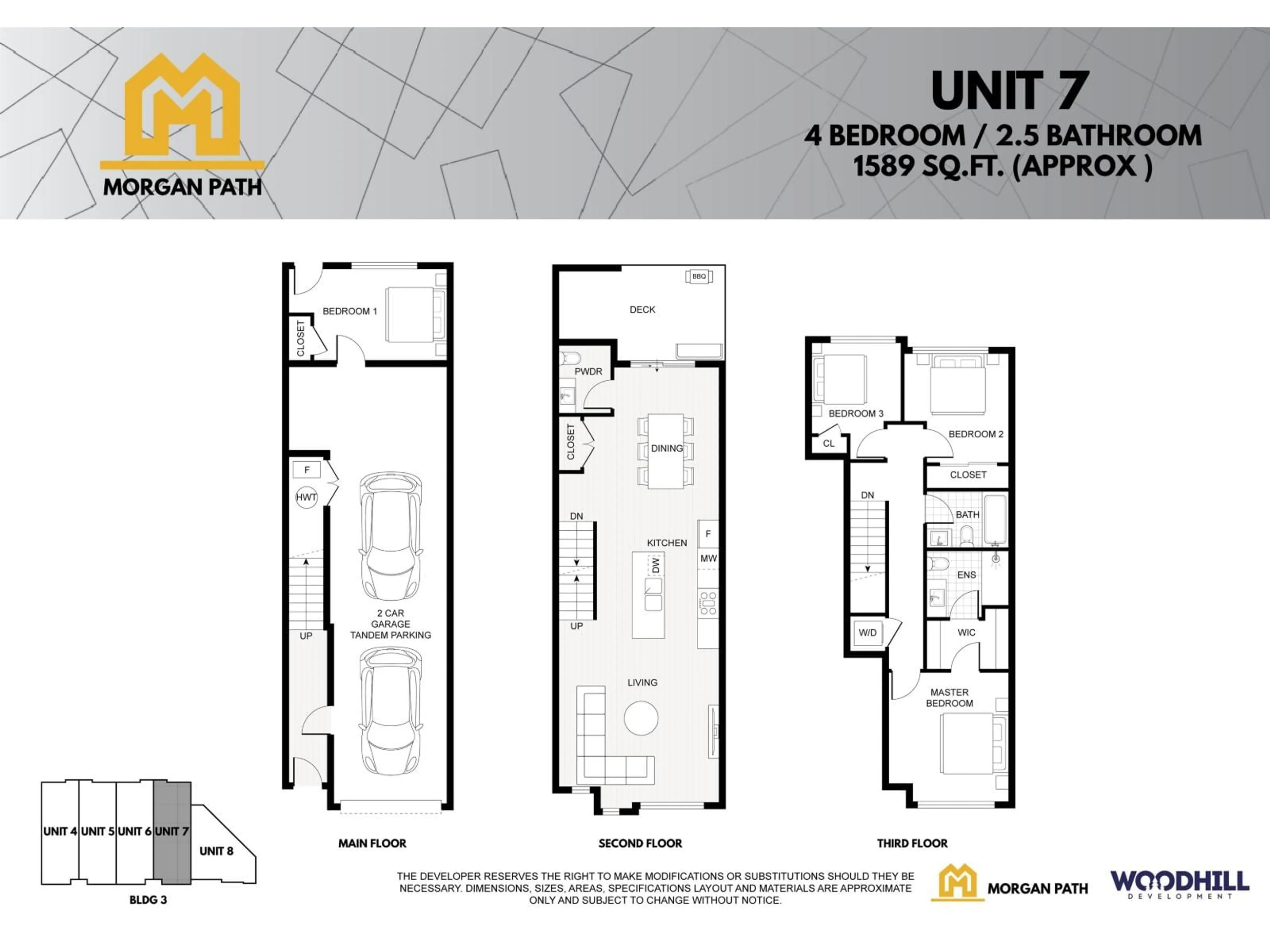 Floor plan for 7 - 2655 158 STREET, Surrey British Columbia V3Z0B7