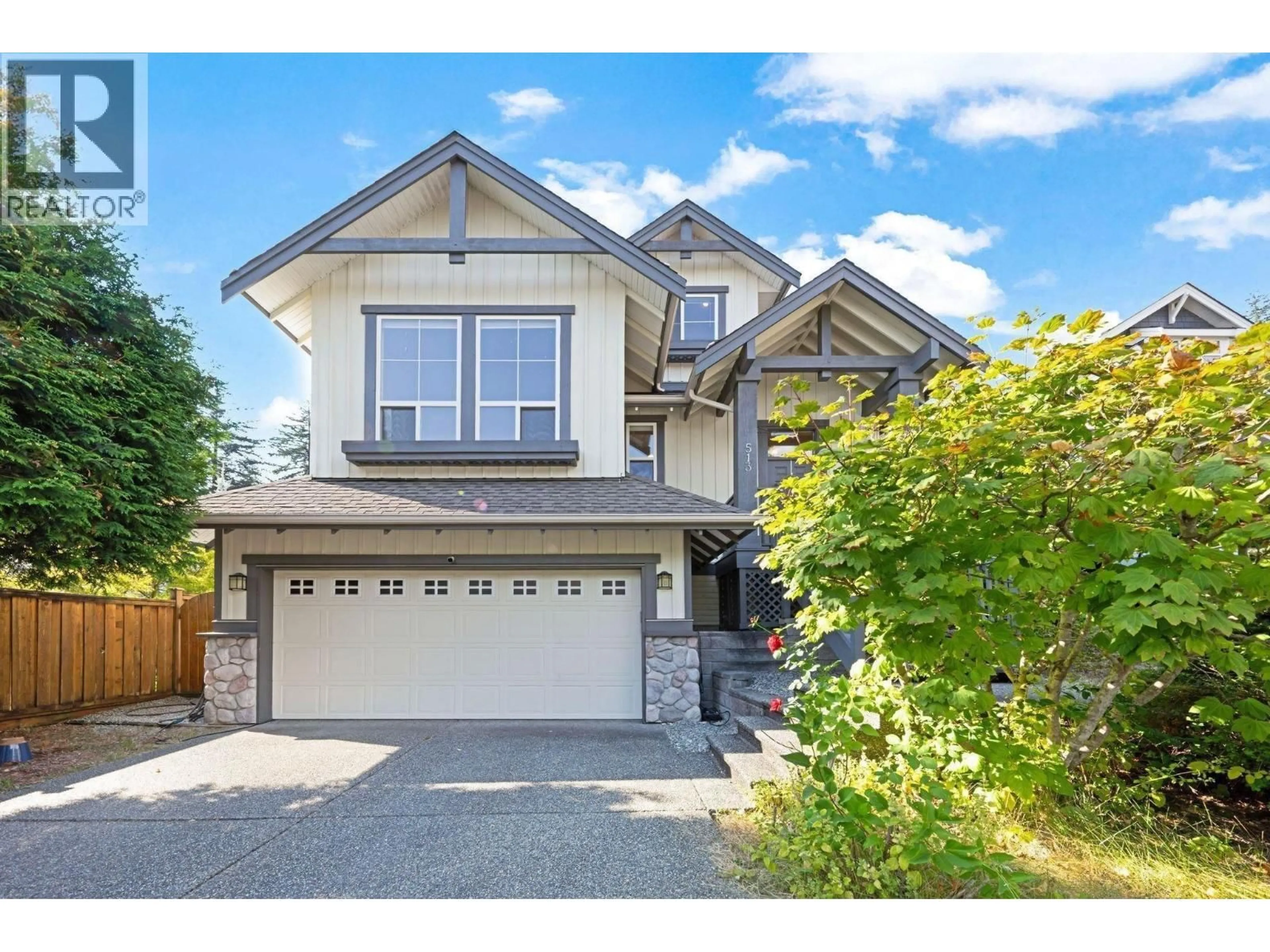 Home with vinyl exterior material, street for 513 FOREST PARKWAY, Port Moody British Columbia V3H5M5