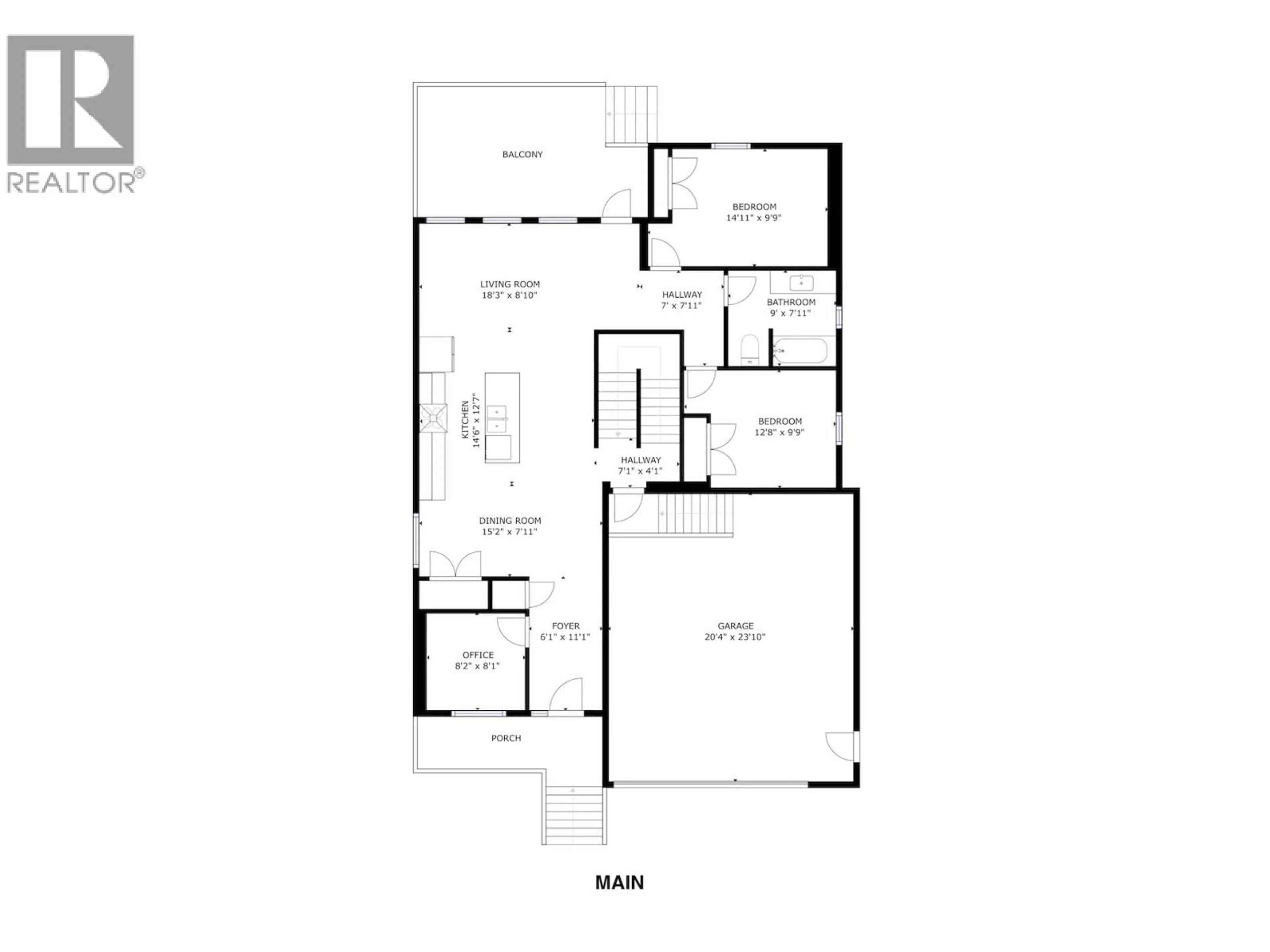 Floor plan for 11203 112 AVENUE, Fort St. John British Columbia V1J0R5