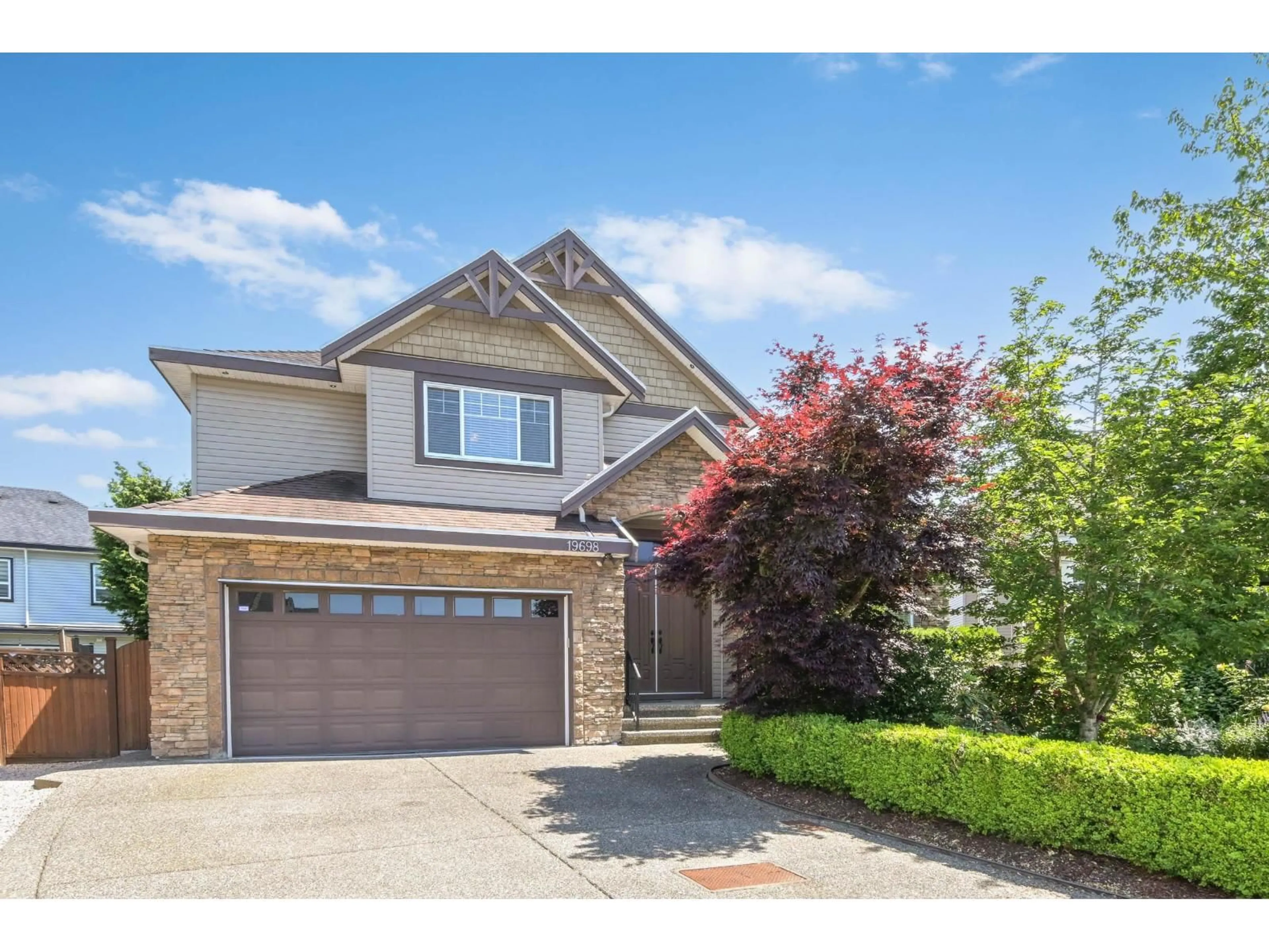 Home with brick exterior material, street for 19698 71B AVENUE, Langley British Columbia V2Y3A4