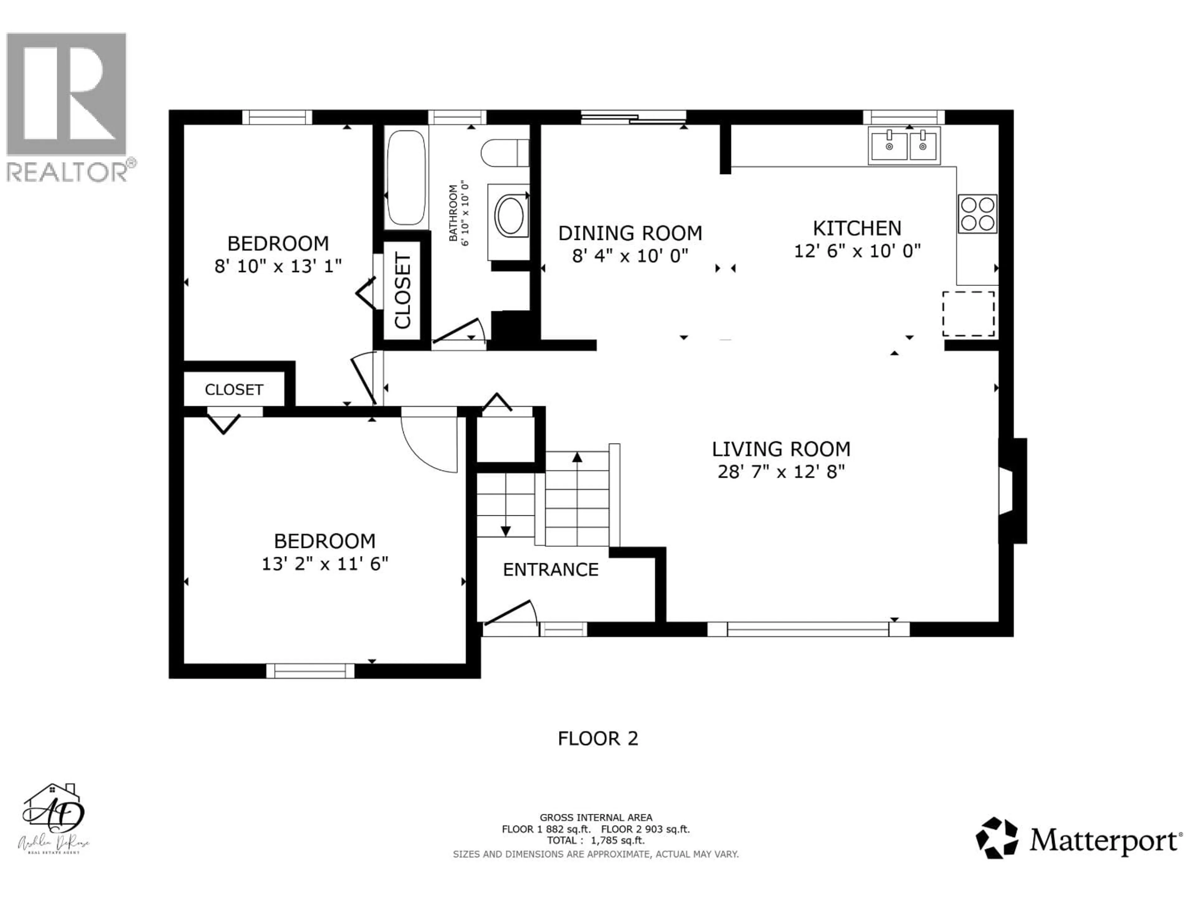 Floor plan for 8128 96 AVENUE, Fort St. John British Columbia V1J1J6