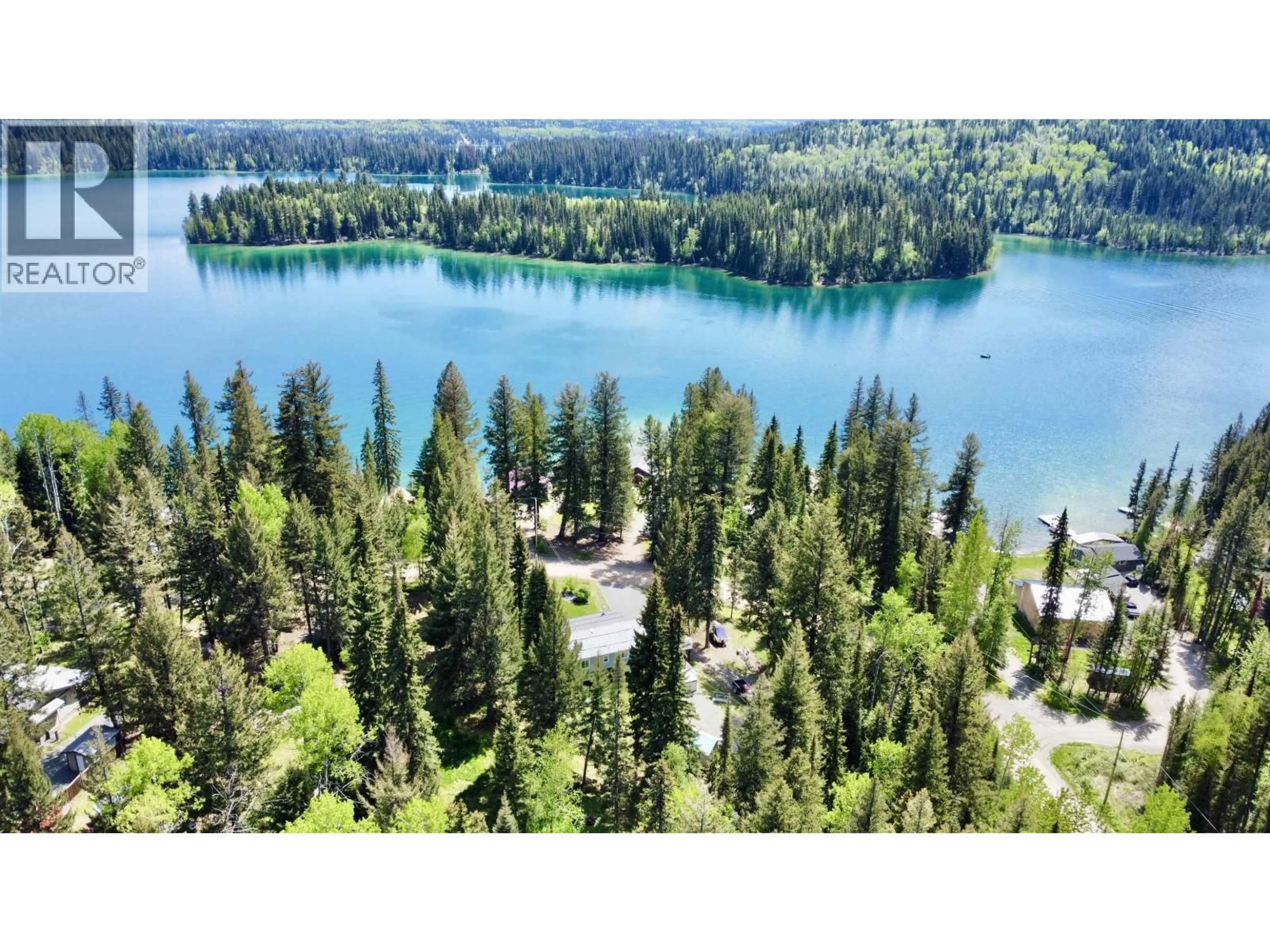 A pic from outside/outdoor area/front of a property/back of a property/a pic from drone, water/lake/river/ocean view for 7621 PETTYJOHN ROAD, Deka Lake / Sulphurous / Hathaway Lakes British Columbia V0K1X3