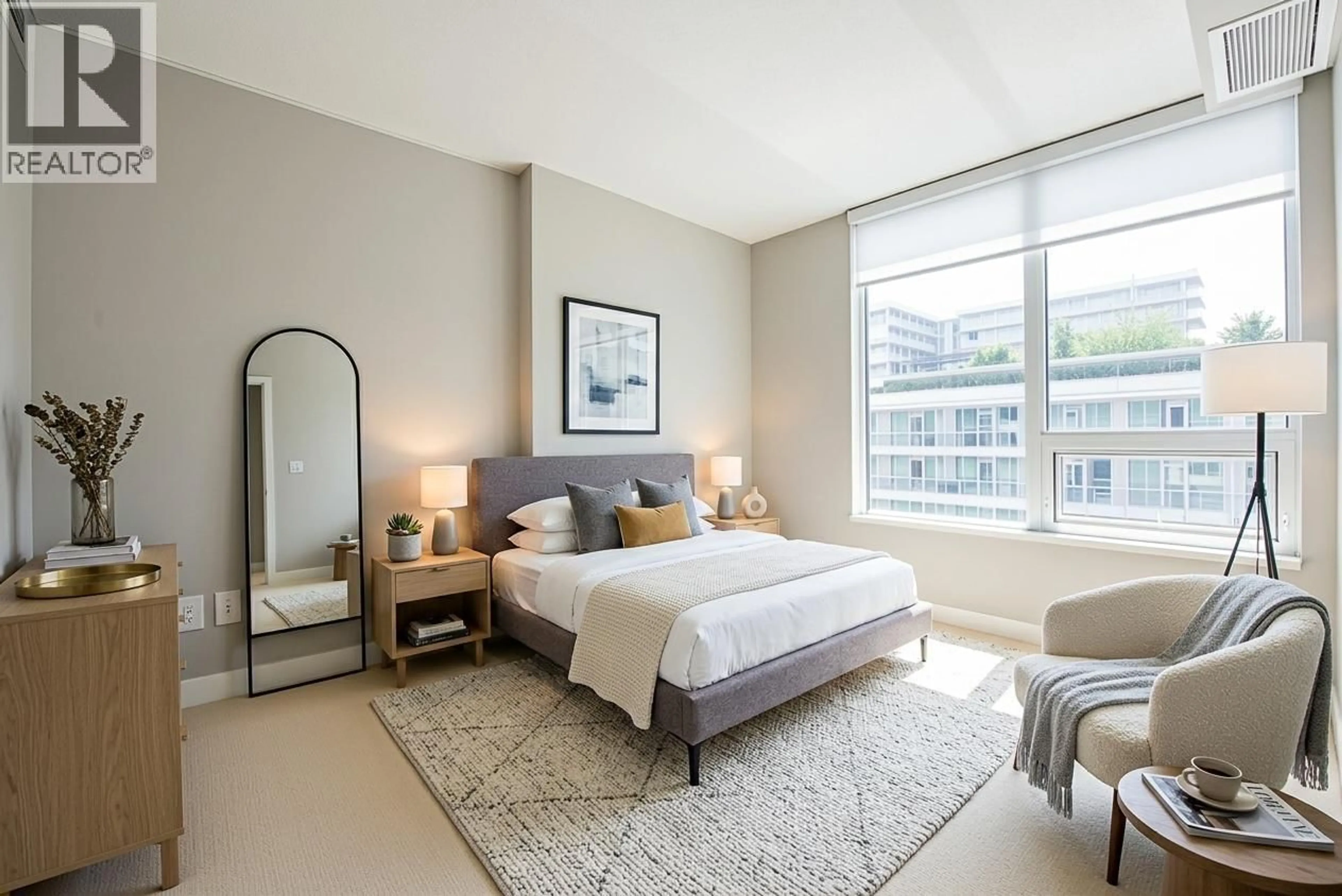 Bedroom with bed, unknown for 856 - 6288 NO. 3 ROAD, Richmond British Columbia V6Y0J4