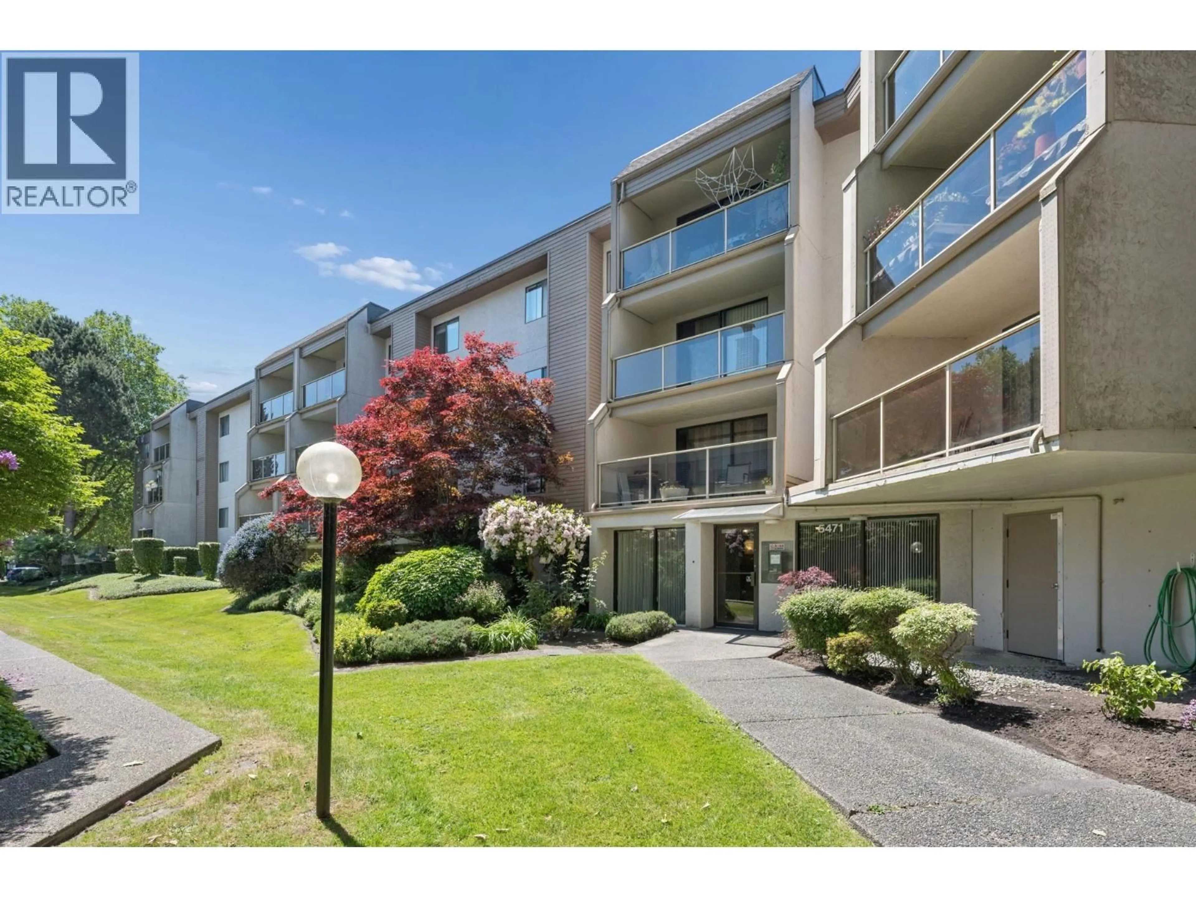 A pic from outside/outdoor area/front of a property/back of a property/a pic from drone, street for 103 - 5471 ARCADIA ROAD, Richmond British Columbia V6X2H1