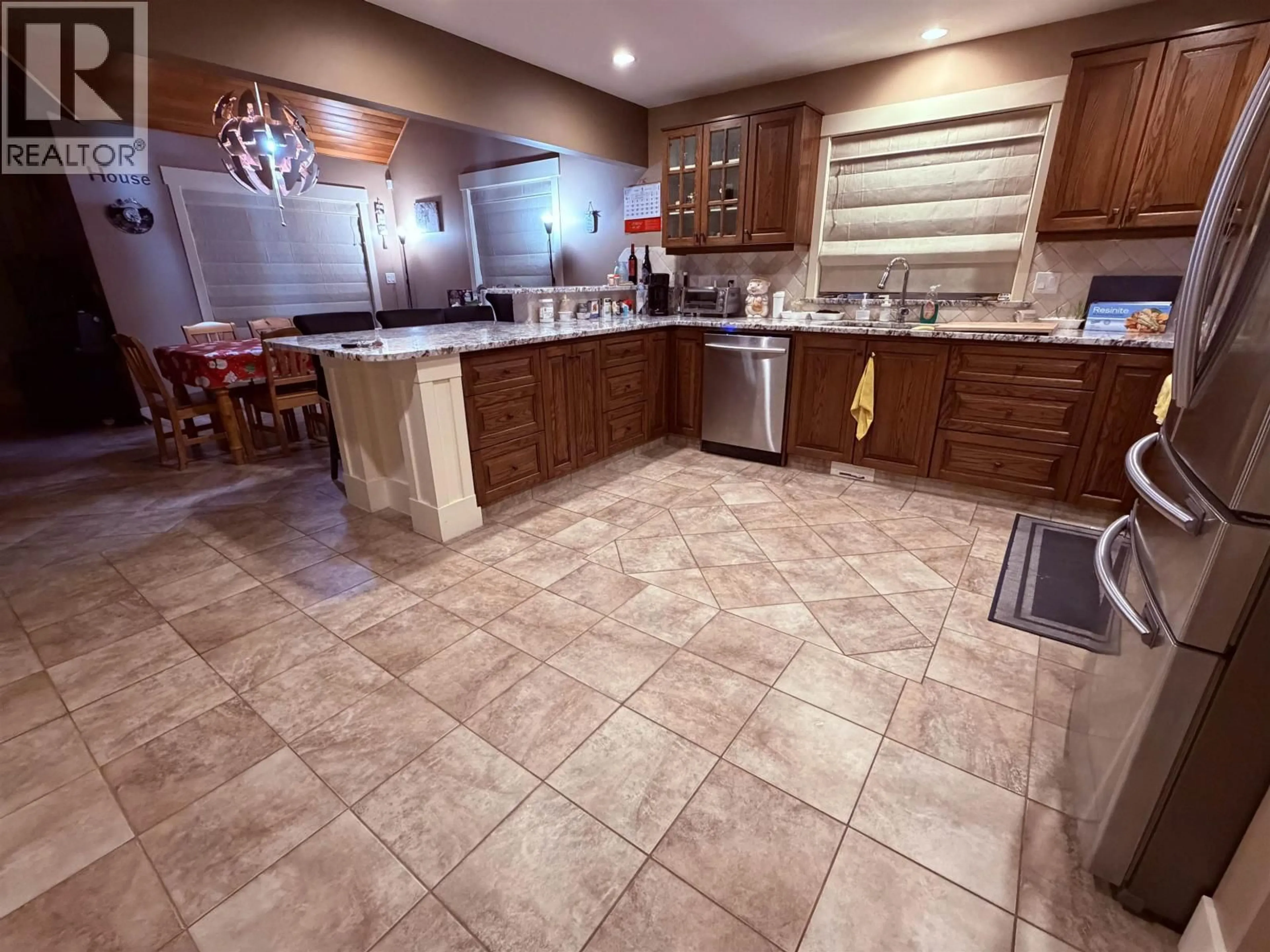 Open concept kitchen, ceramic/tile floor for 5393 SANS SOUCI ROAD, Sunshine Valley British Columbia V7Z1B6