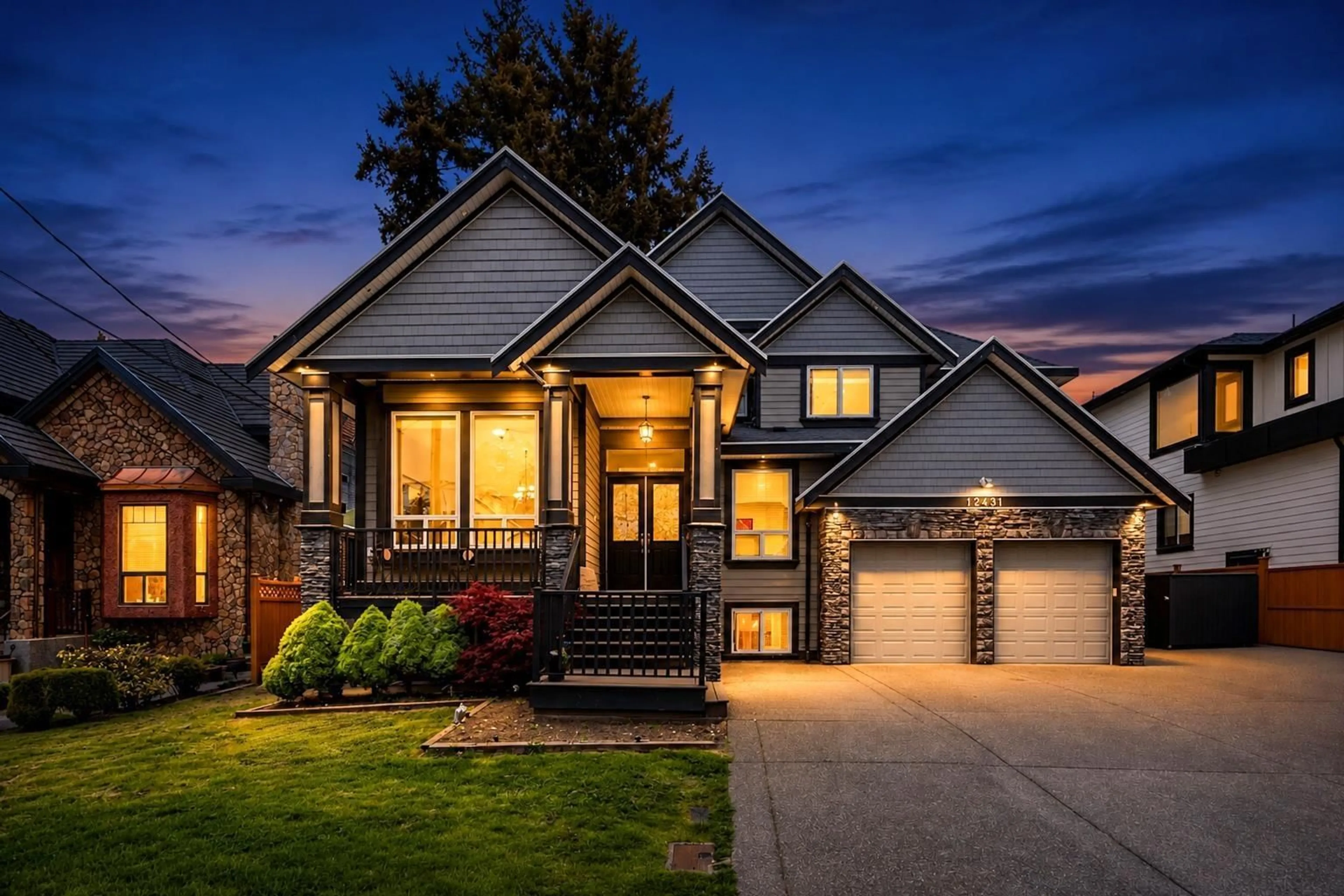 Home with brick exterior material, street for 12431 58A AVENUE, Surrey British Columbia V3X1X6
