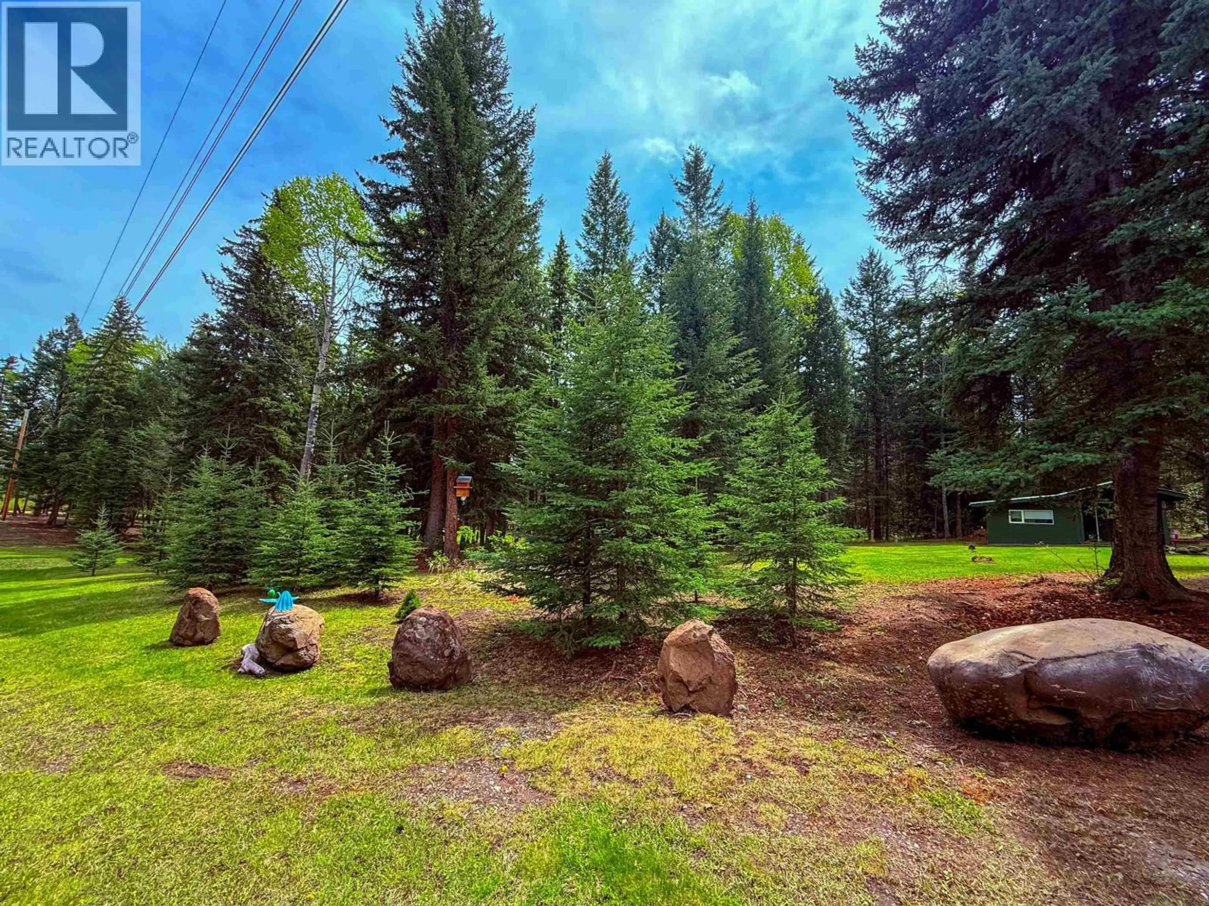 A pic from outside/outdoor area/front of a property/back of a property/a pic from drone, forest/trees view for 7532 THOMAS POINT ROAD, Sheridan Lake British Columbia V0K1X1