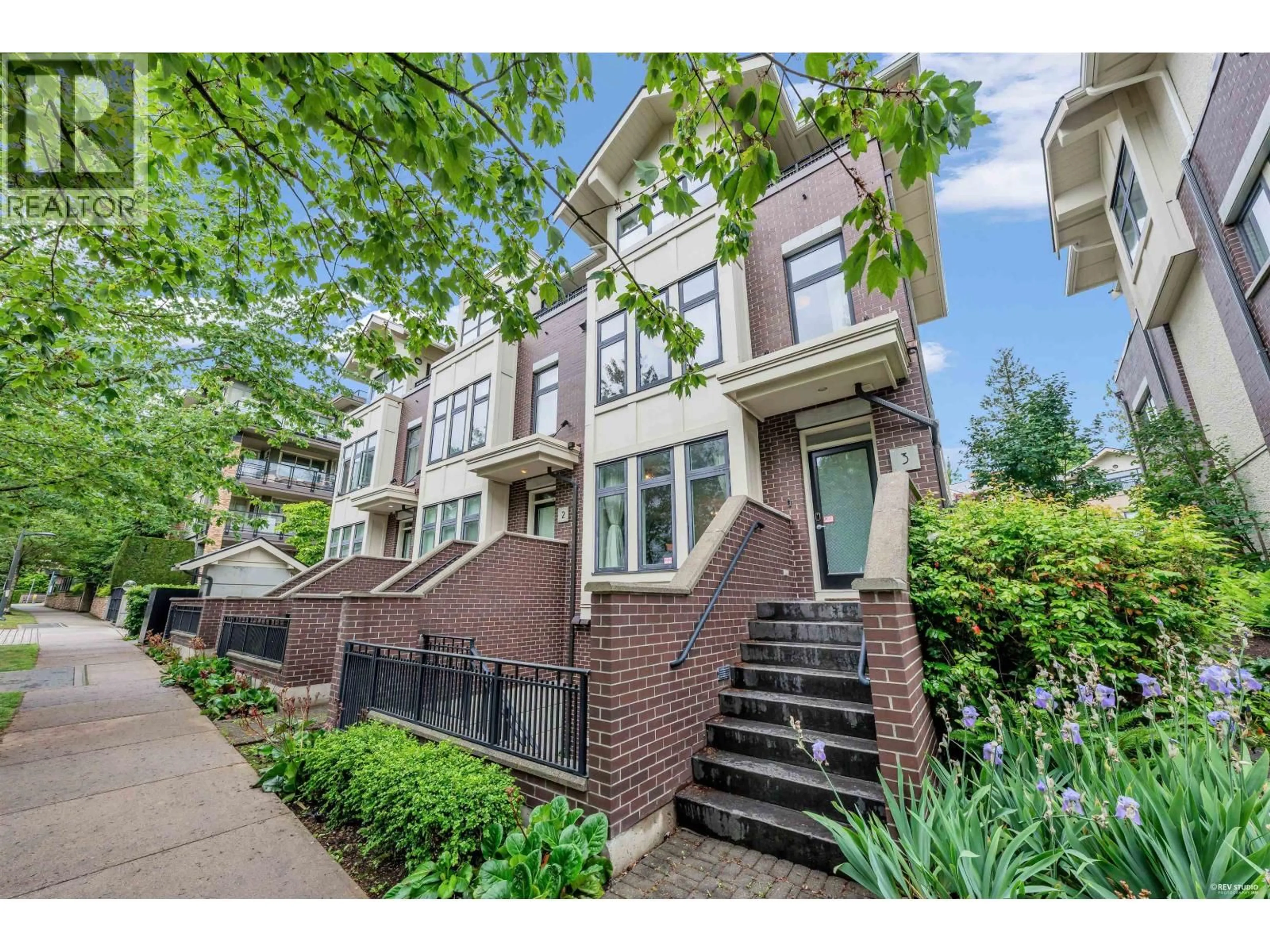 Home with brick exterior material, street for 3 - 5879 GRAY AVENUE, Vancouver British Columbia V6S0A9