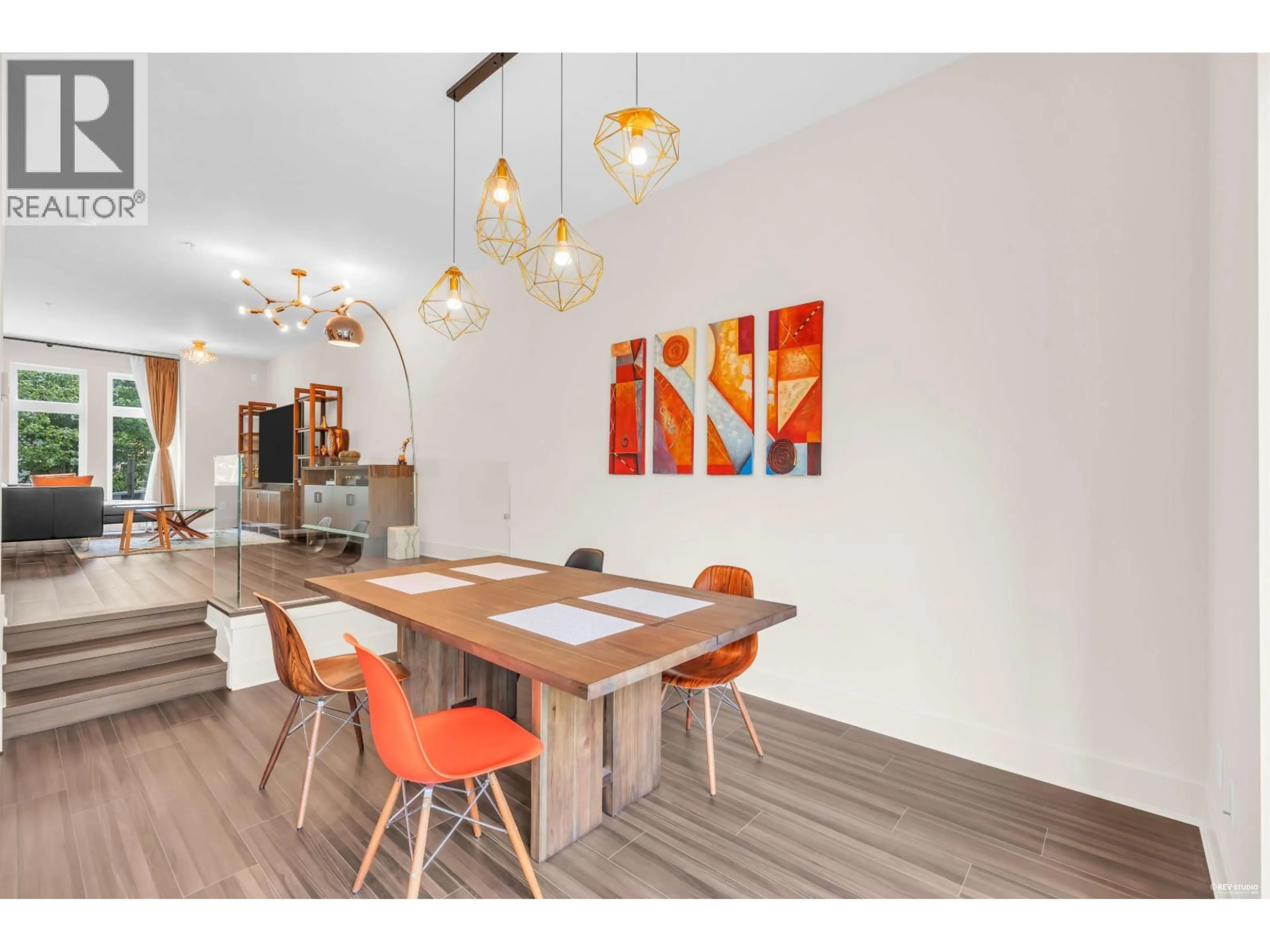 Dining room, wood/laminate floor for 3 - 5879 GRAY AVENUE, Vancouver British Columbia V6S0A9