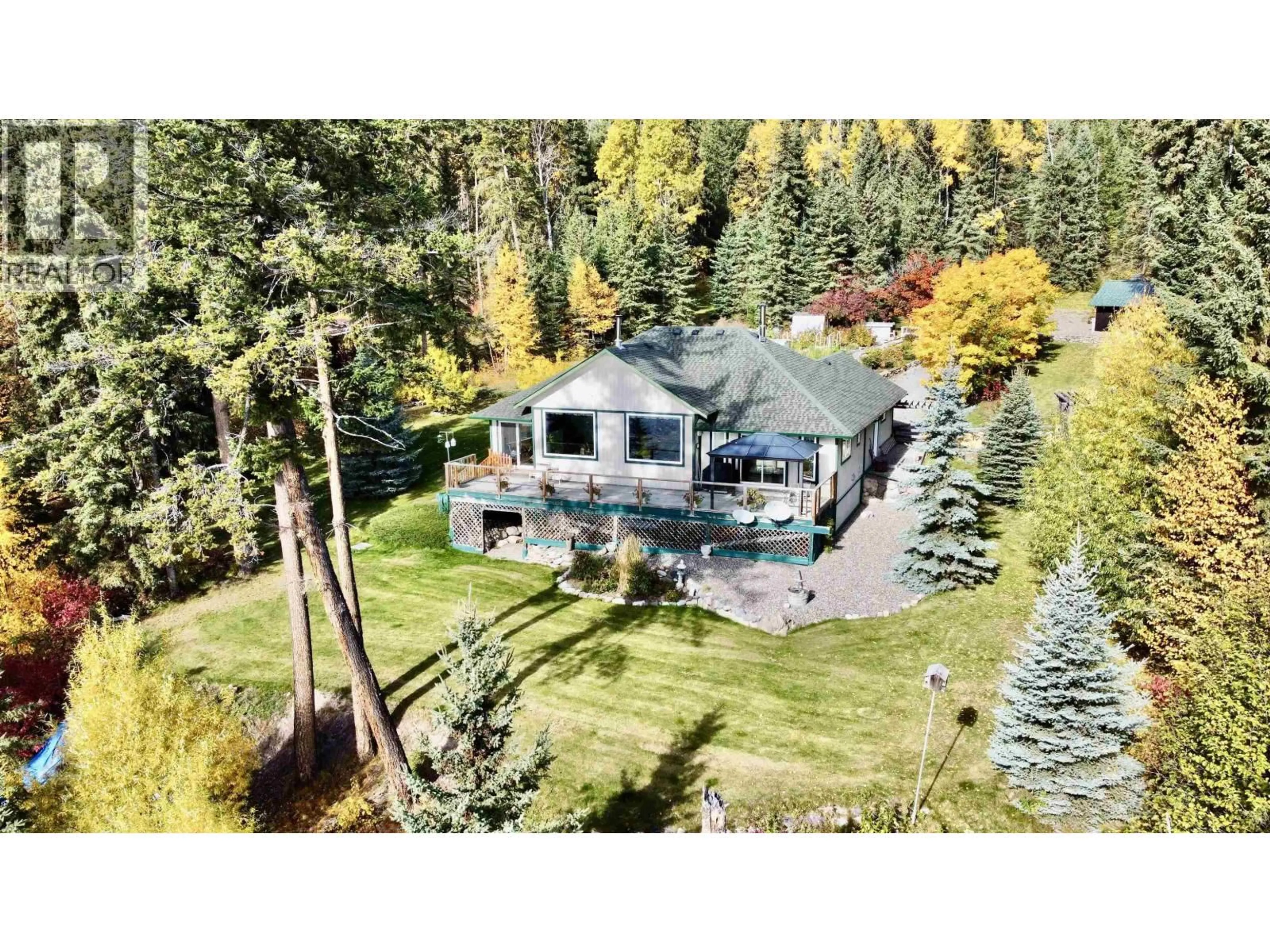 A pic from outside/outdoor area/front of a property/back of a property/a pic from drone, unknown for 5798 TIMOTHY LAKE ROAD, Lac La Hache British Columbia V0K1T0