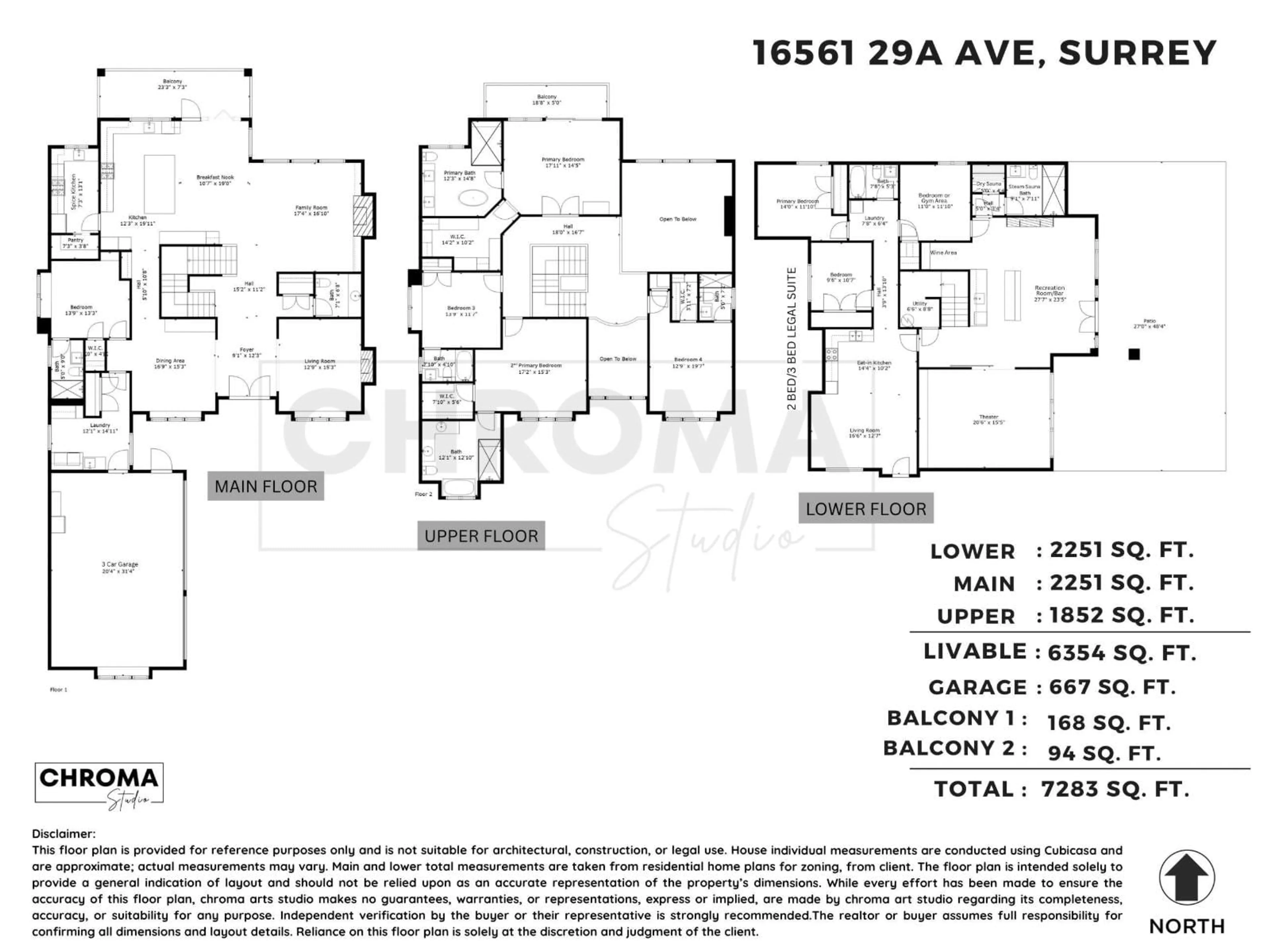 Floor plan for 16561 29A AVENUE, Surrey British Columbia V3Z0H5