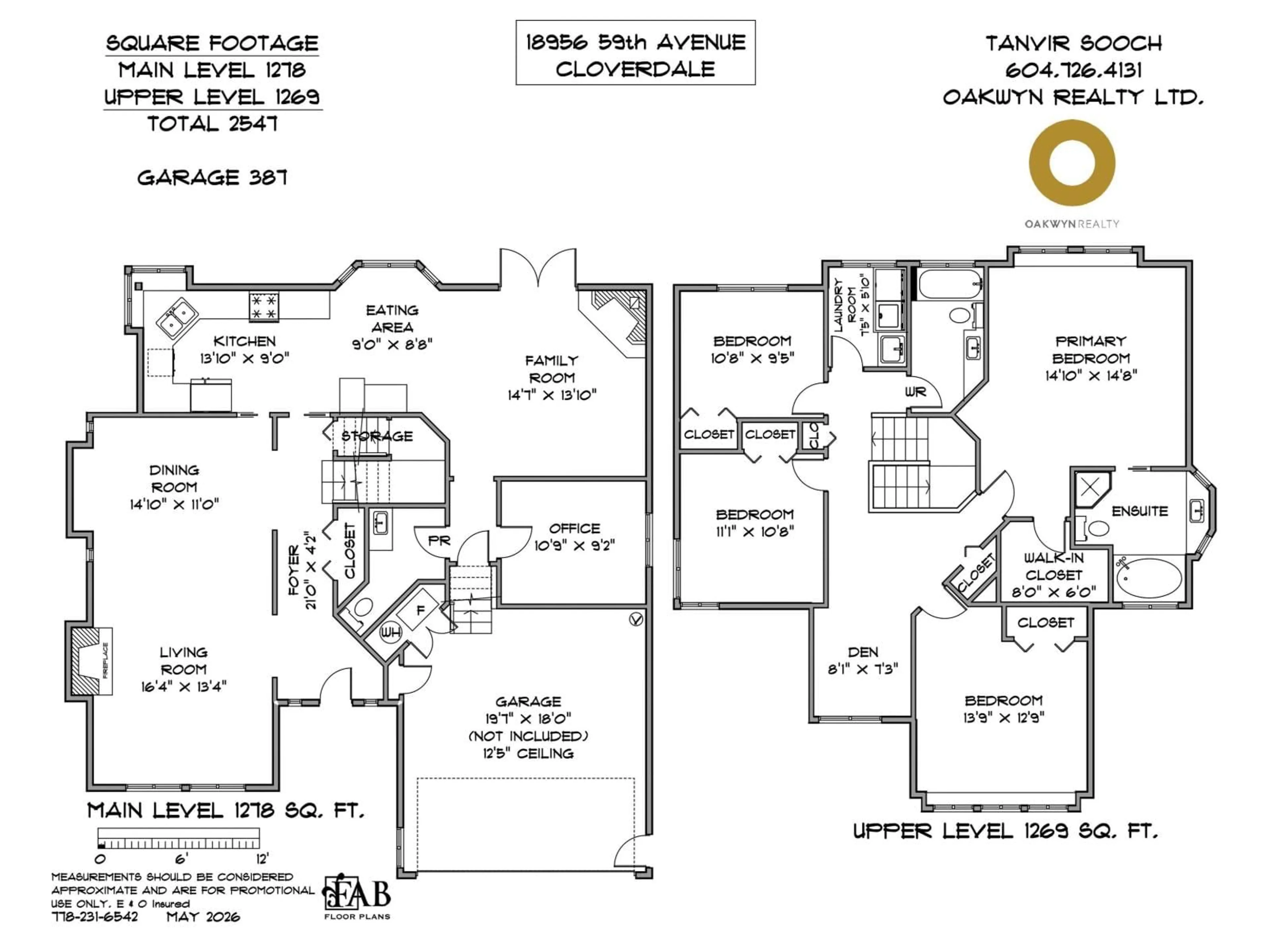 Floor plan for 18956 59 AVENUE, Surrey British Columbia V3S7R8