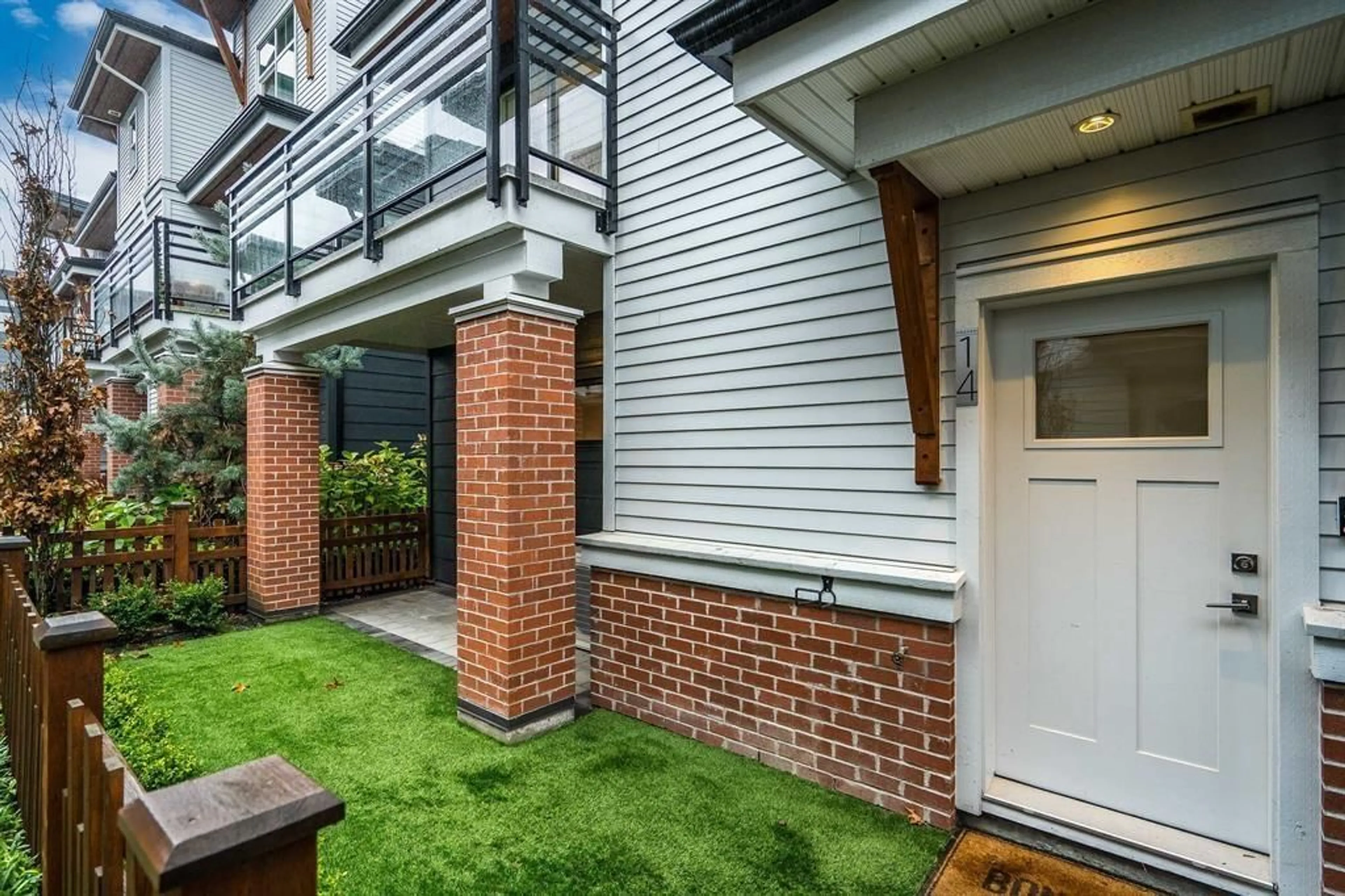 Home with brick exterior material, street for 14 - 22128 48A AVENUE, Langley British Columbia V3W3P4