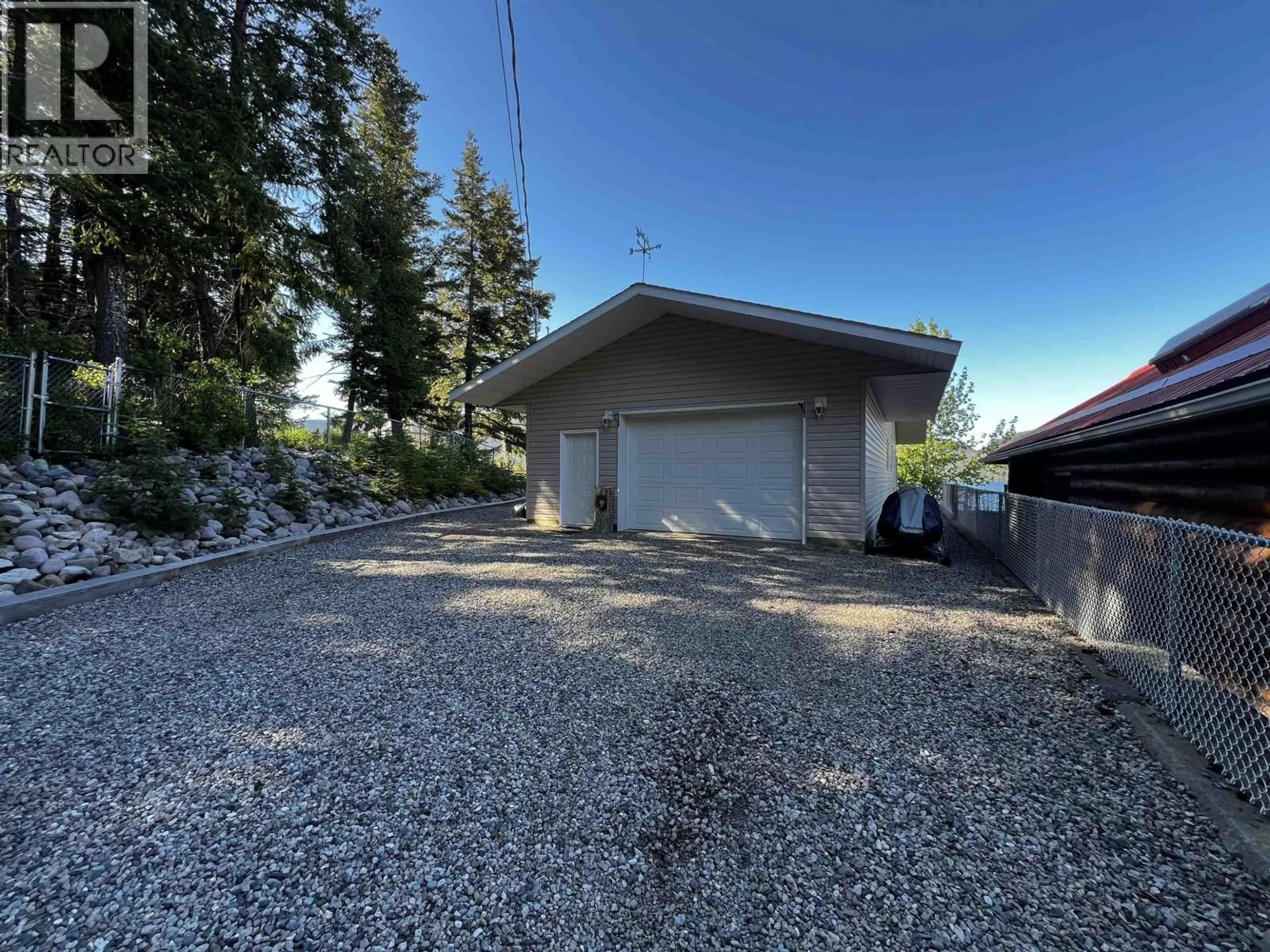 A pic from outside/outdoor area/front of a property/back of a property/a pic from drone, unknown for Cabin 1 - 155 BIRCH BAY RESORT ROAD, Fraser Lake British Columbia V0J1S0