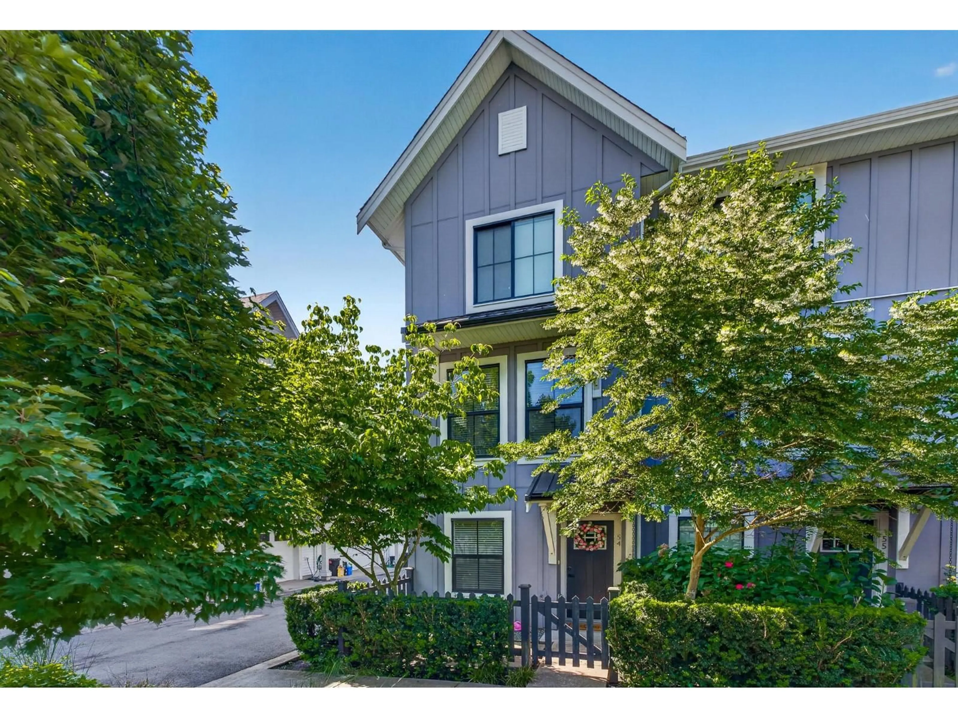 A pic from outside/outdoor area/front of a property/back of a property/a pic from drone, street for 54 - 5945 176A STREET, Surrey British Columbia V3S0A2