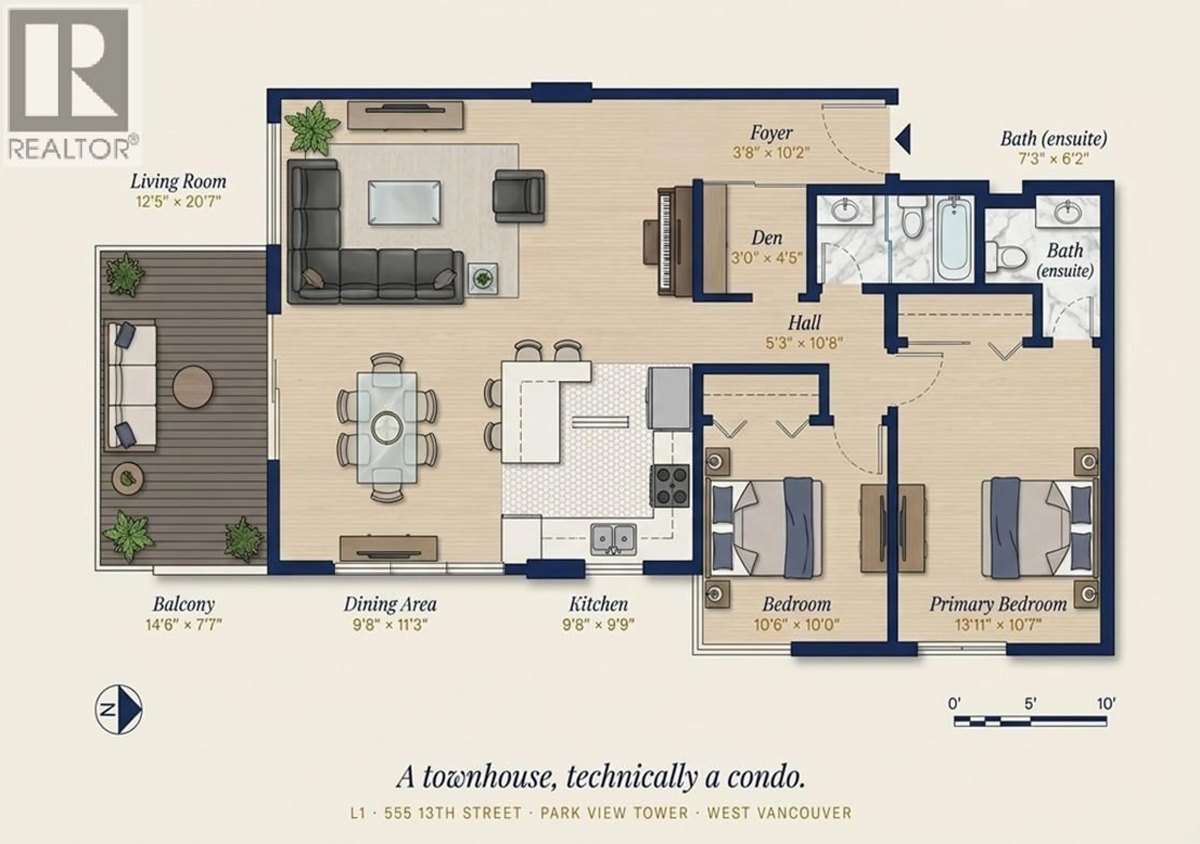 Floor plan for L1 - 555 13TH STREET, West Vancouver British Columbia V7T2N8