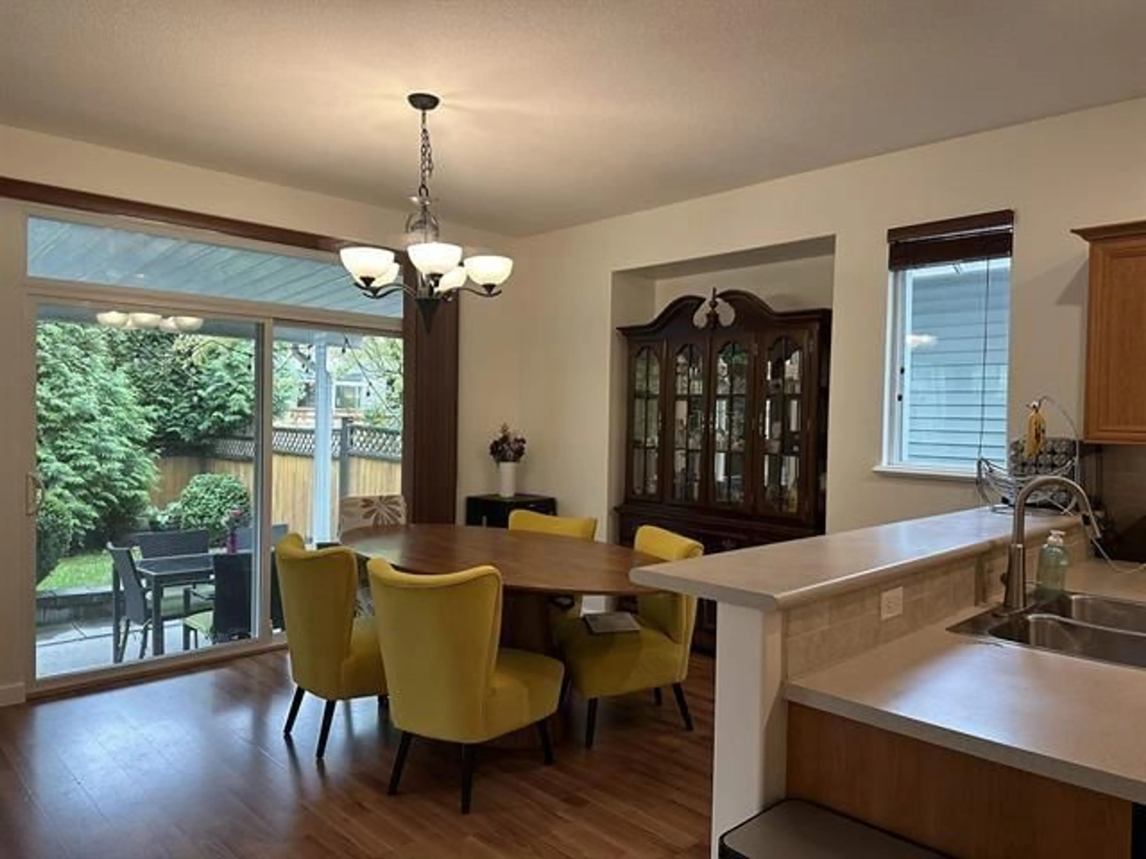 Dining room, wood/laminate floor for 20850 84A AVENUE, Langley British Columbia V2Y0A4