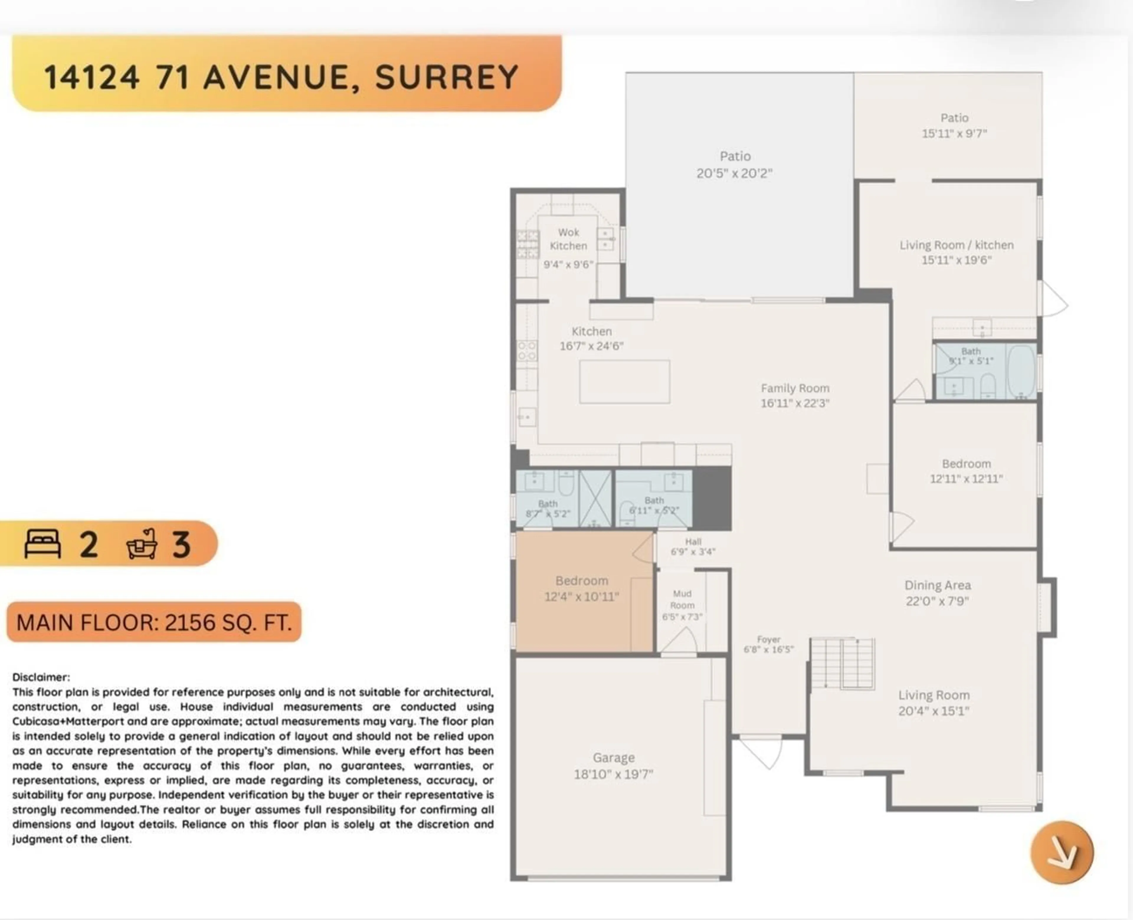 Floor plan for 14124 71 AVENUE, Surrey British Columbia V3W5V3
