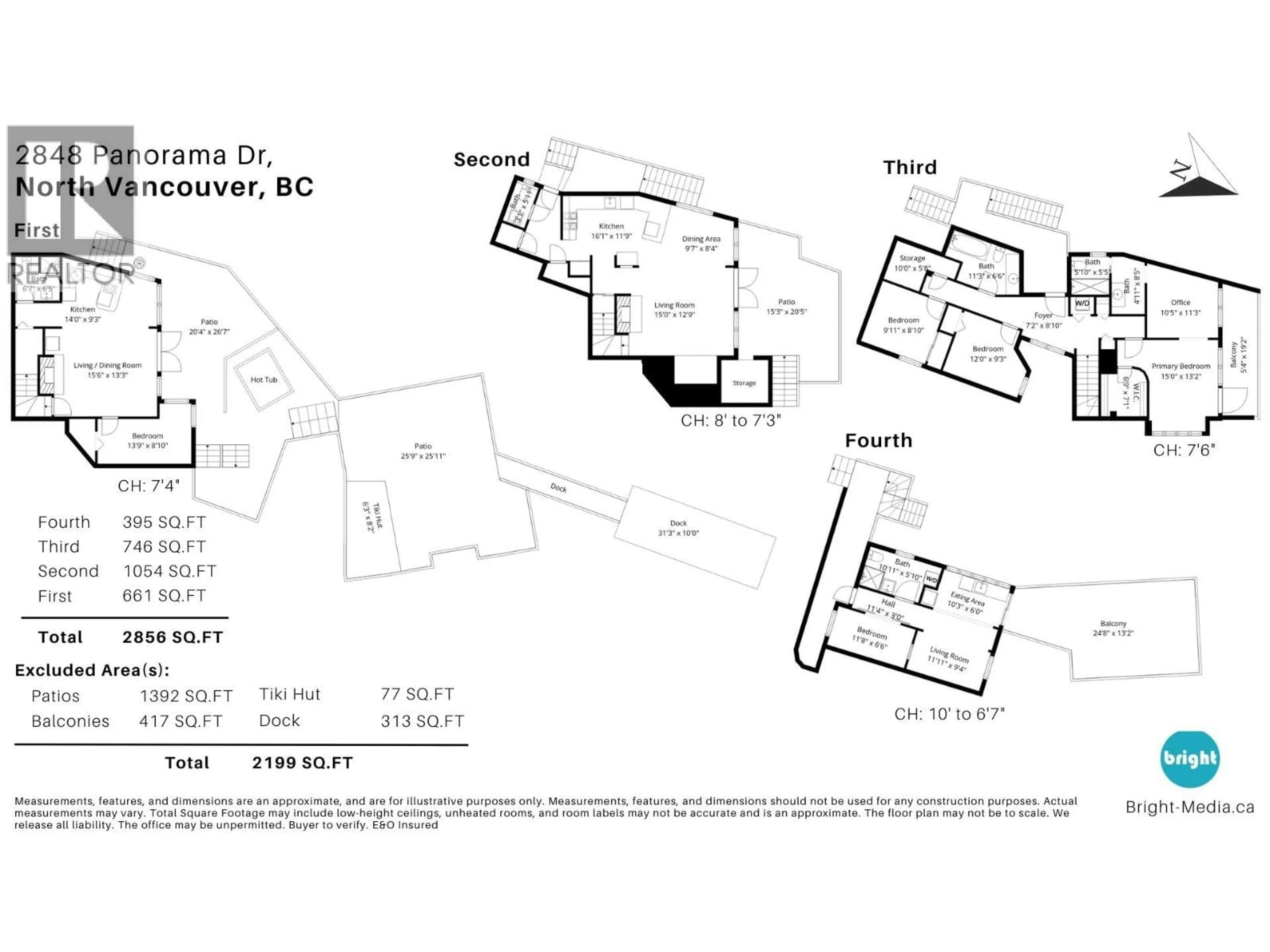 Floor plan for 2848 PANORAMA DRIVE, North Vancouver British Columbia V7G1V6