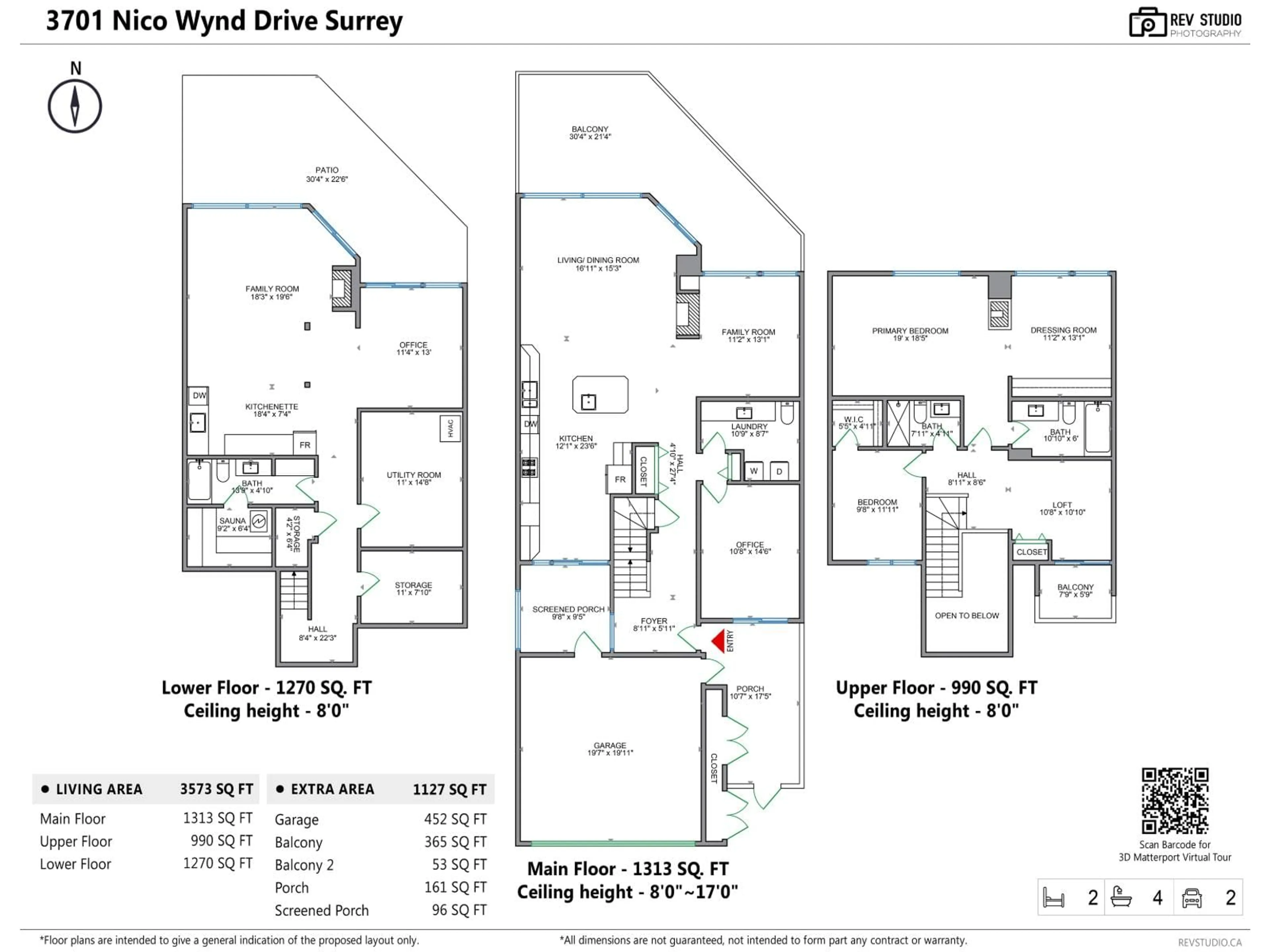 Floor plan for 3701 NICO WYND DRIVE, Surrey British Columbia V4P1J1