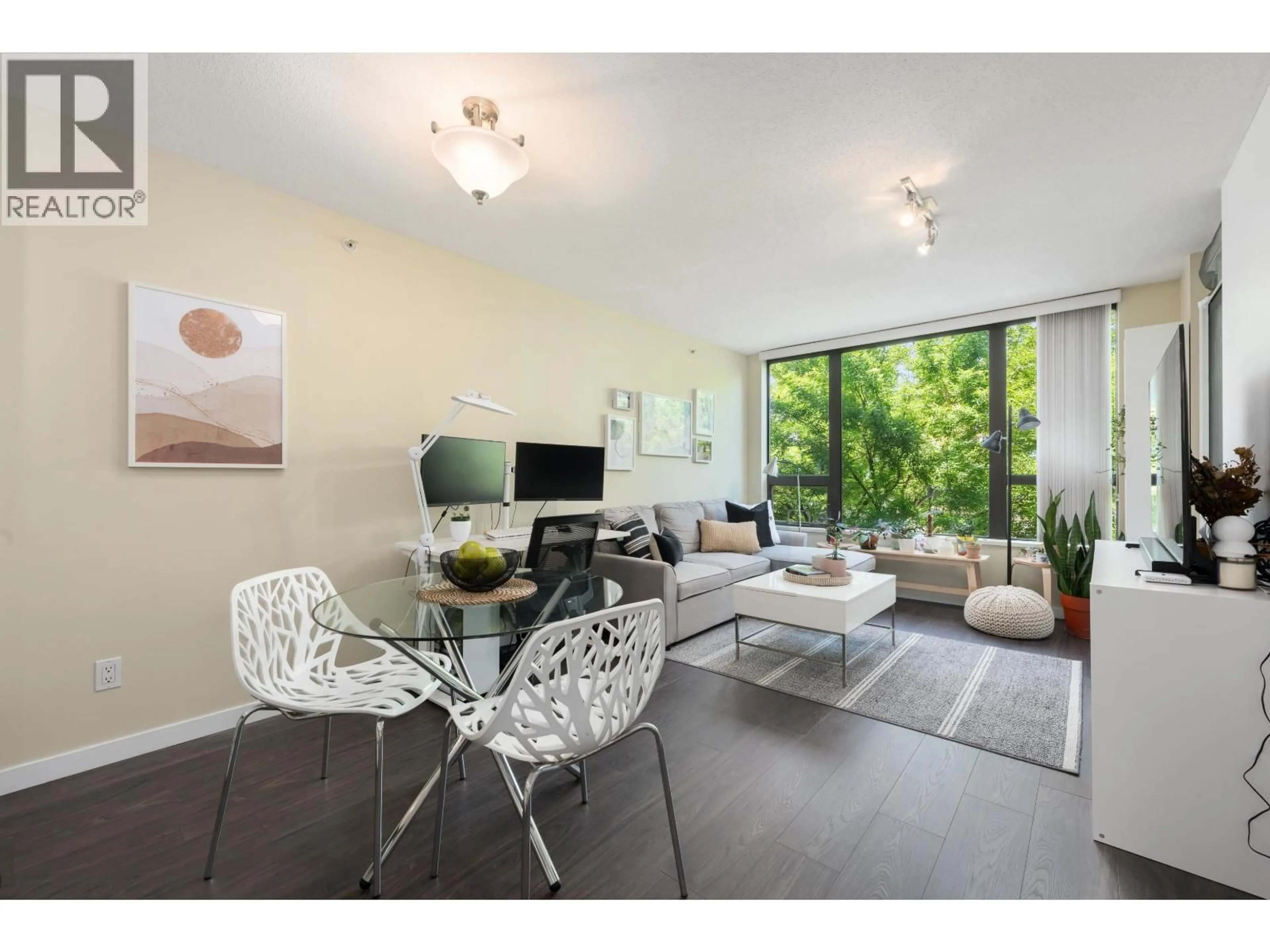 Living room with furniture, unknown for 312 - 7138 COLLIER STREET, Burnaby British Columbia V5E0A2