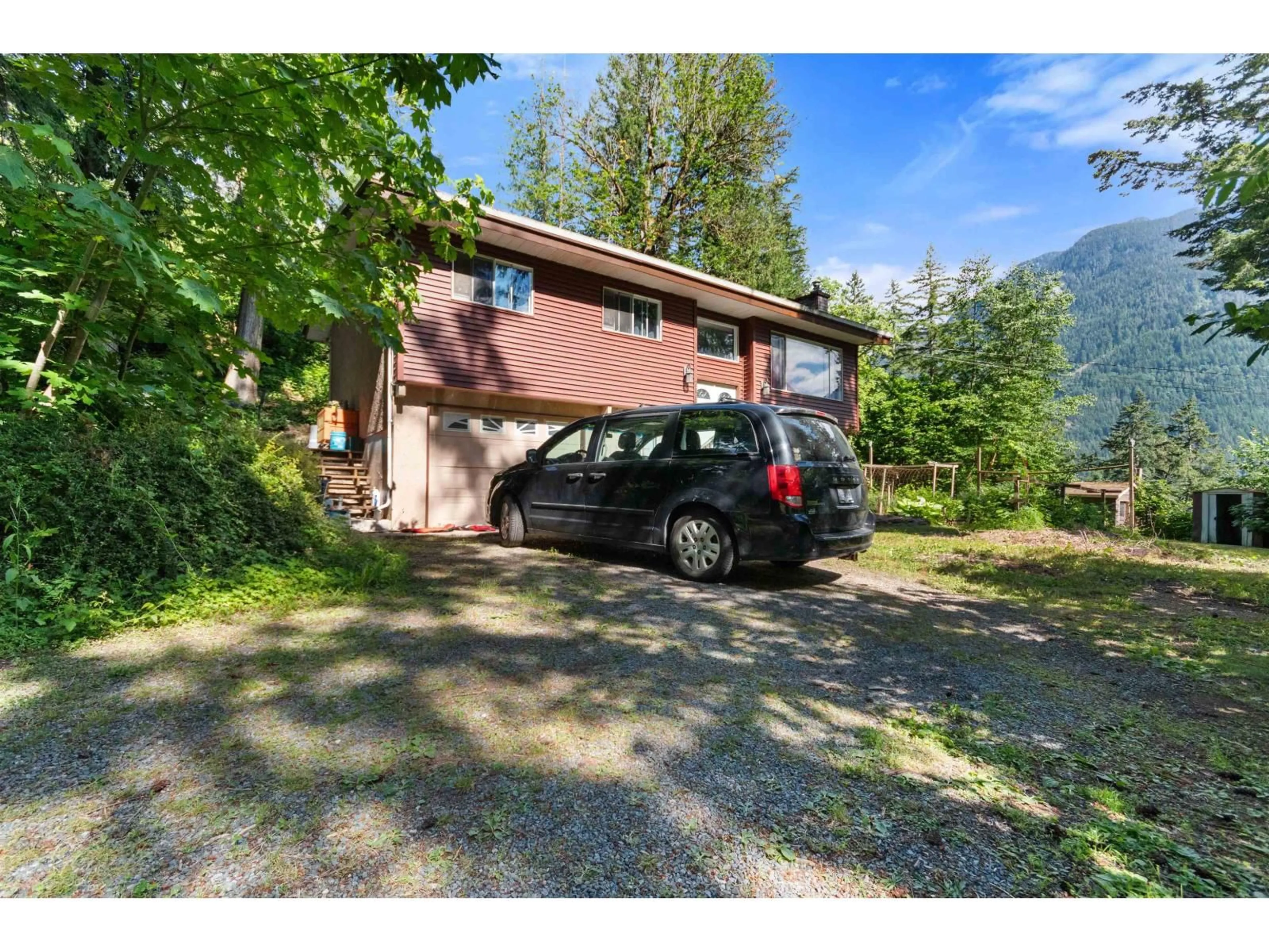 A pic from outside/outdoor area/front of a property/back of a property/a pic from drone, mountain view for 21128 LANDSTROM ROAD, Hope British Columbia V0X1L3
