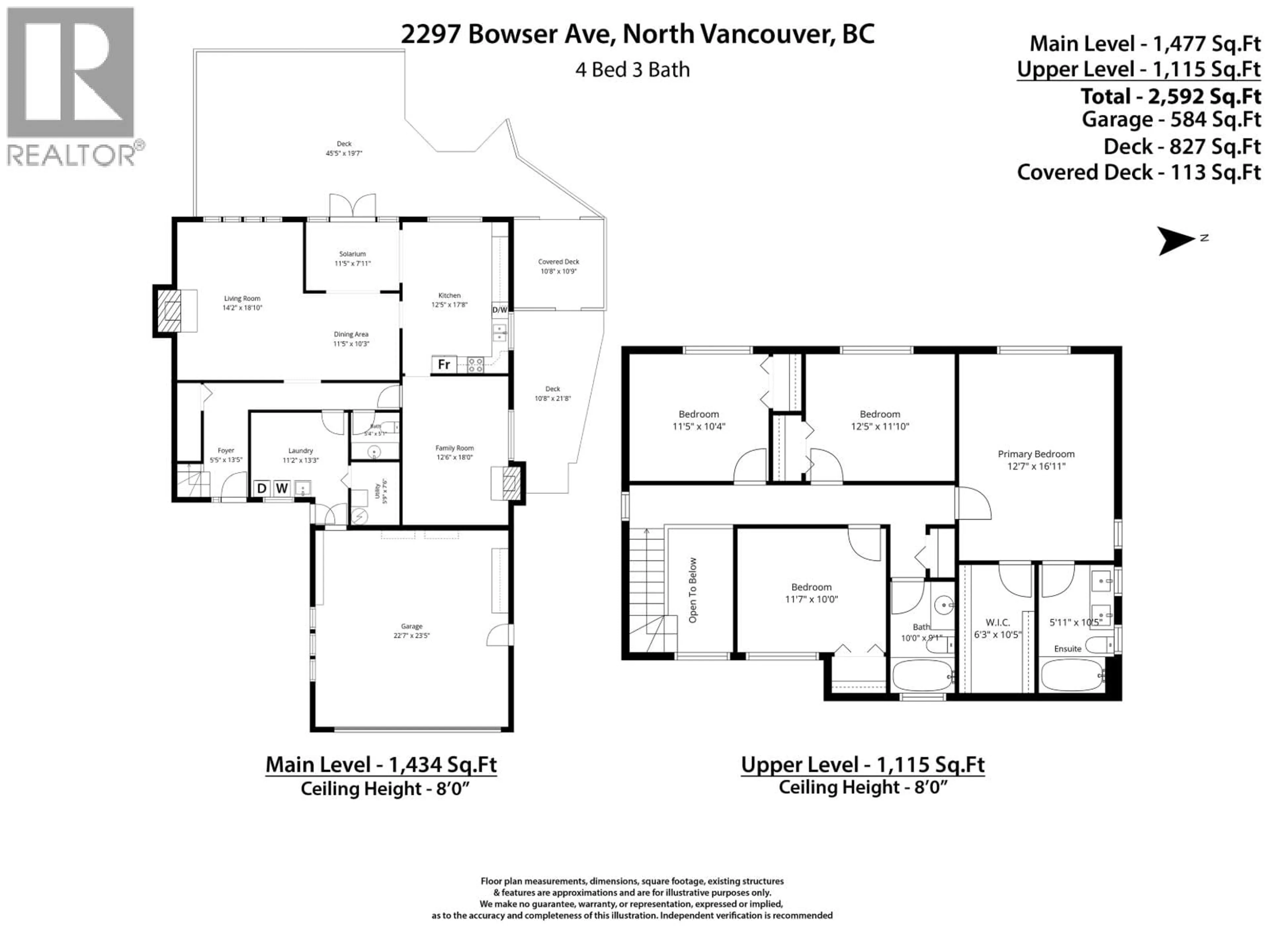 Floor plan for 2297 BOWSER AVENUE, North Vancouver British Columbia V7P2Z1